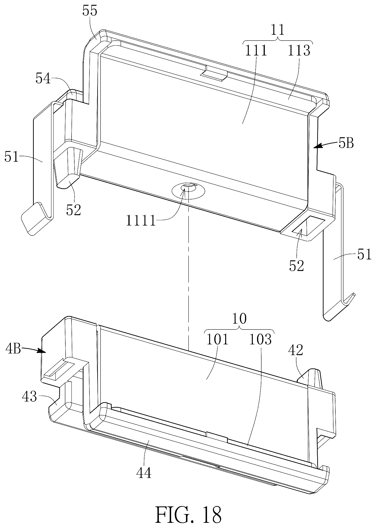 Patent US12492593 Figure 18 – Assembled door