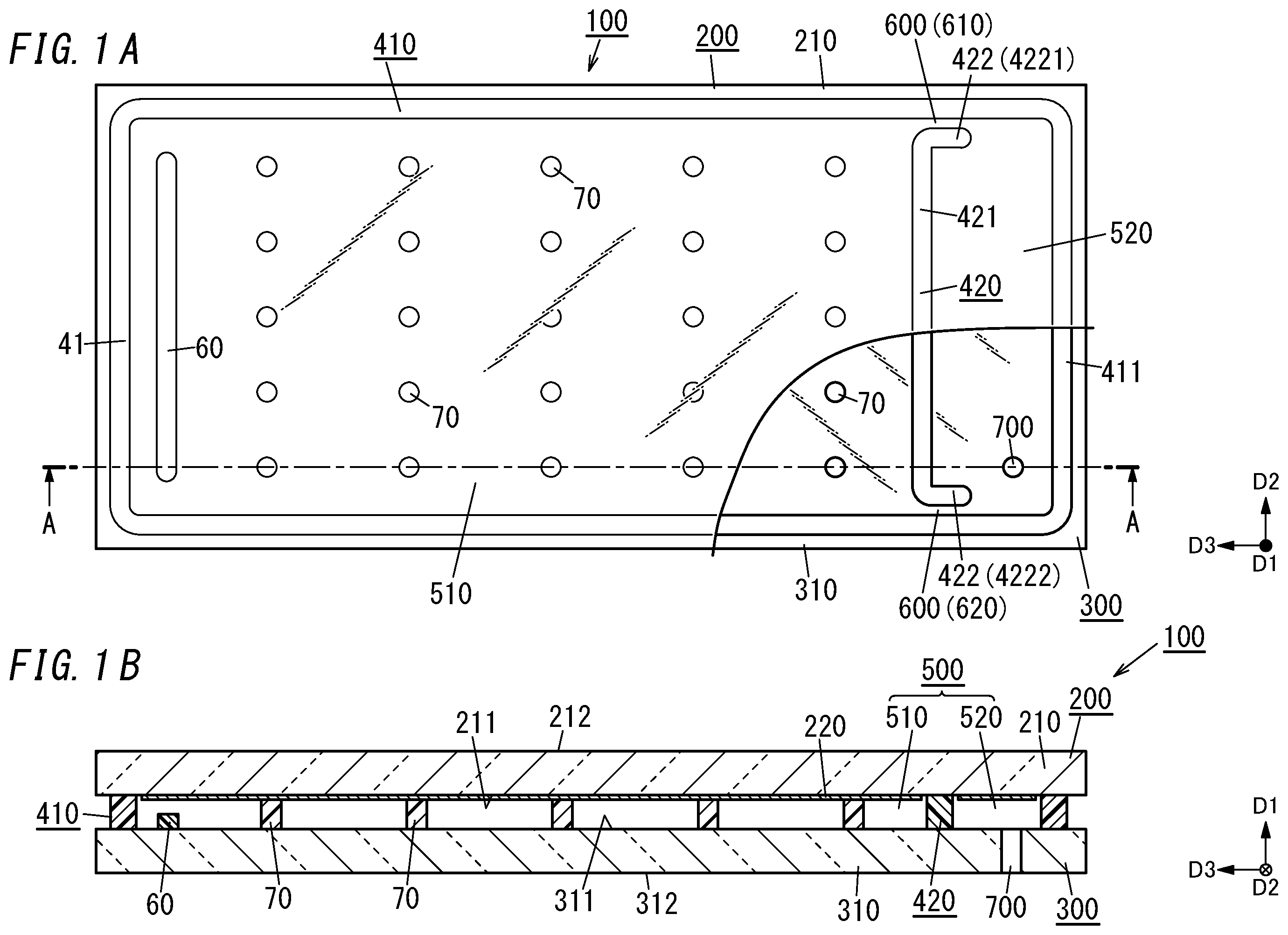 Patent US12492594 Figure 1 – Glass panel unit, method for manufacturing glass panel unit, composite getter material, and getter paste