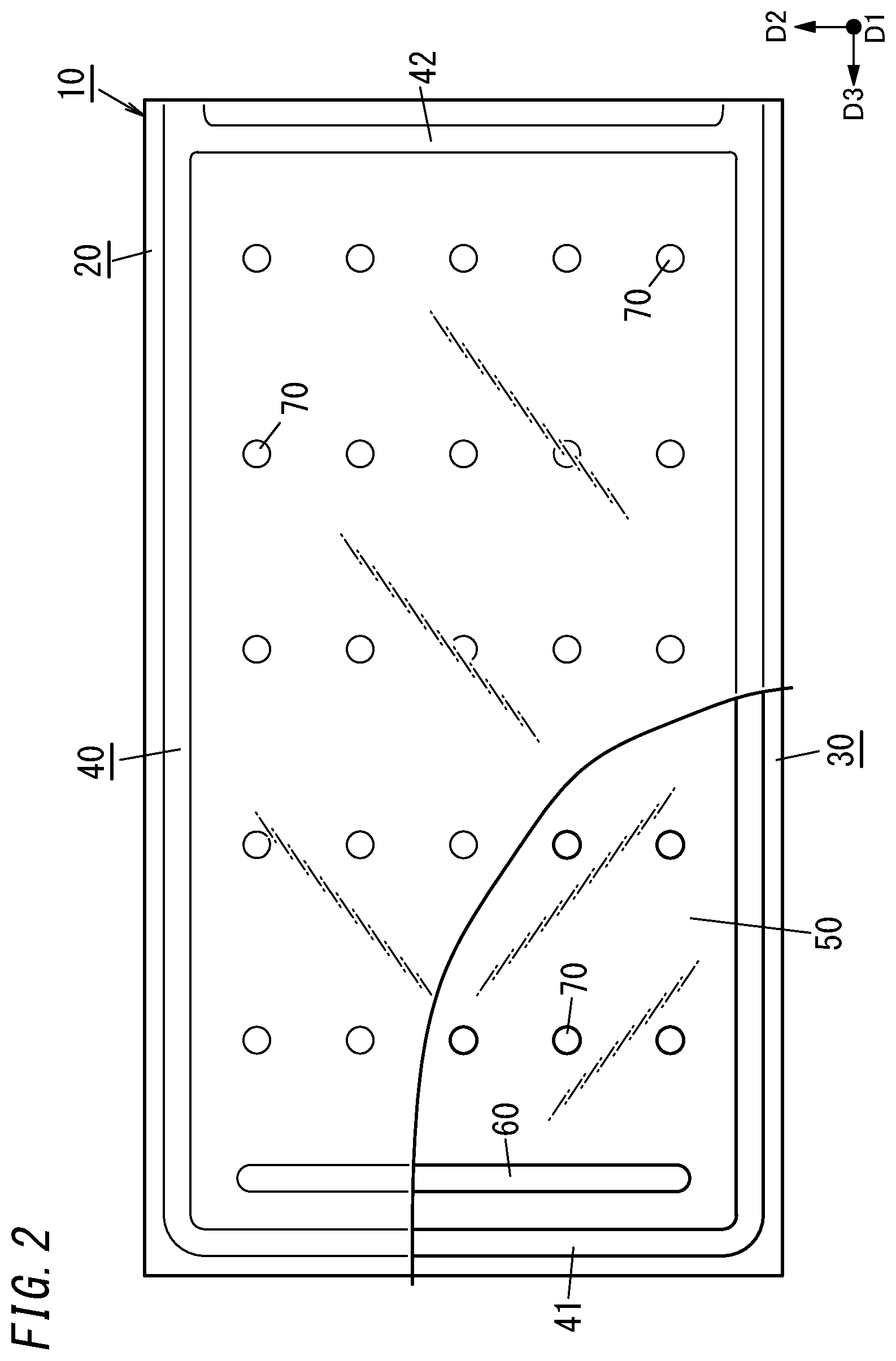 Patent US12492594 Figure 2 – Glass panel unit, method for manufacturing glass panel unit, composite getter material, and getter paste