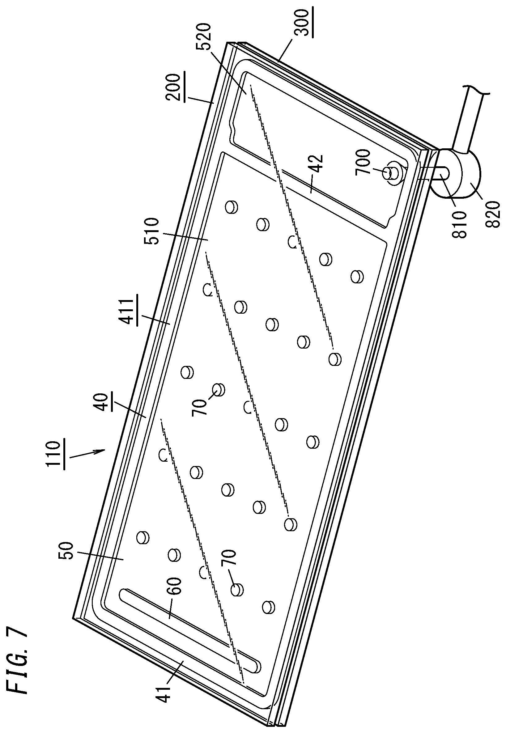 Patent US12492594 Figure 7 – Glass panel unit, method for manufacturing glass panel unit, composite getter material, and getter paste