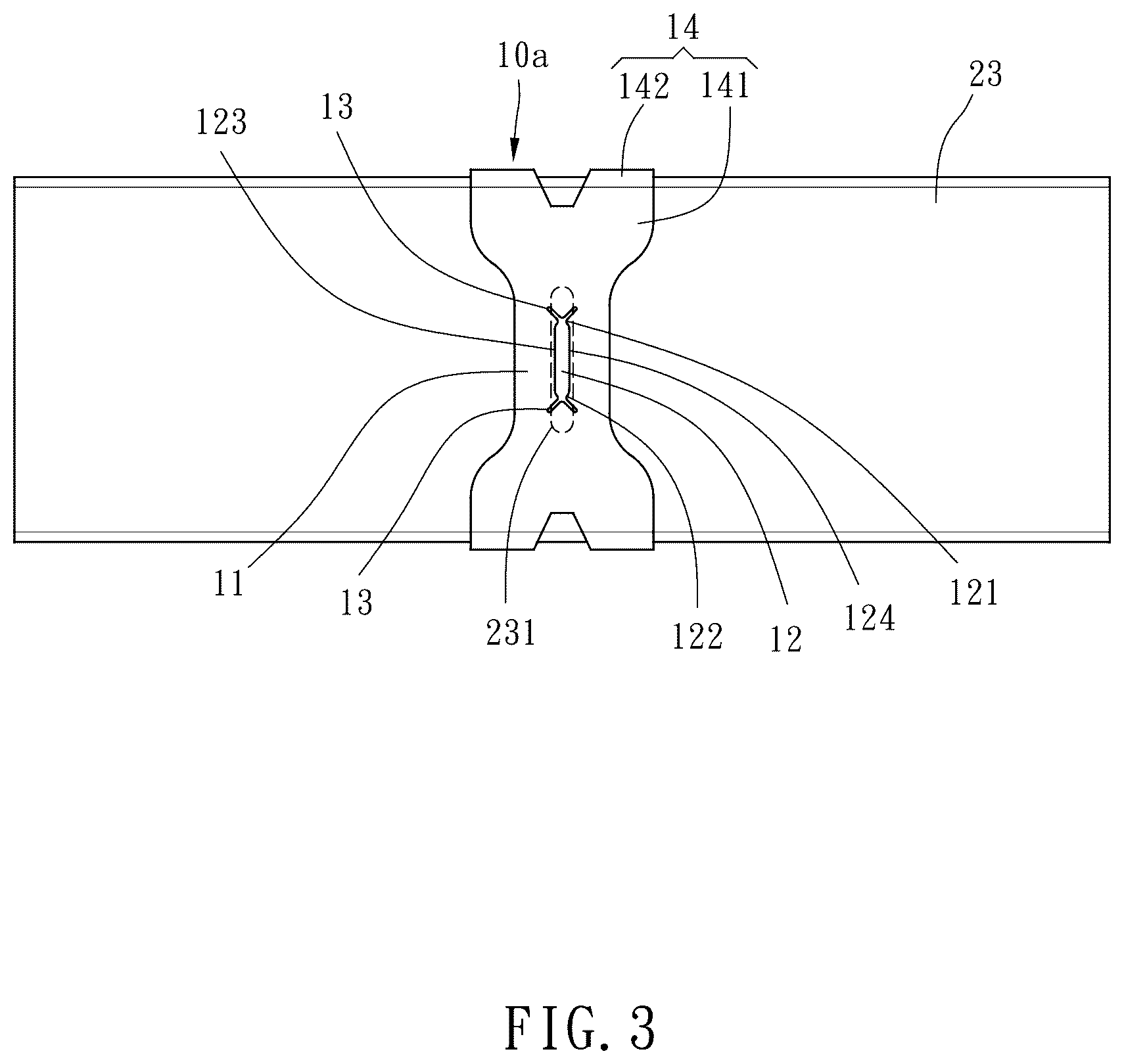Patent US12492595 Figure 3 – Retaining sheet and venetian blind using the same