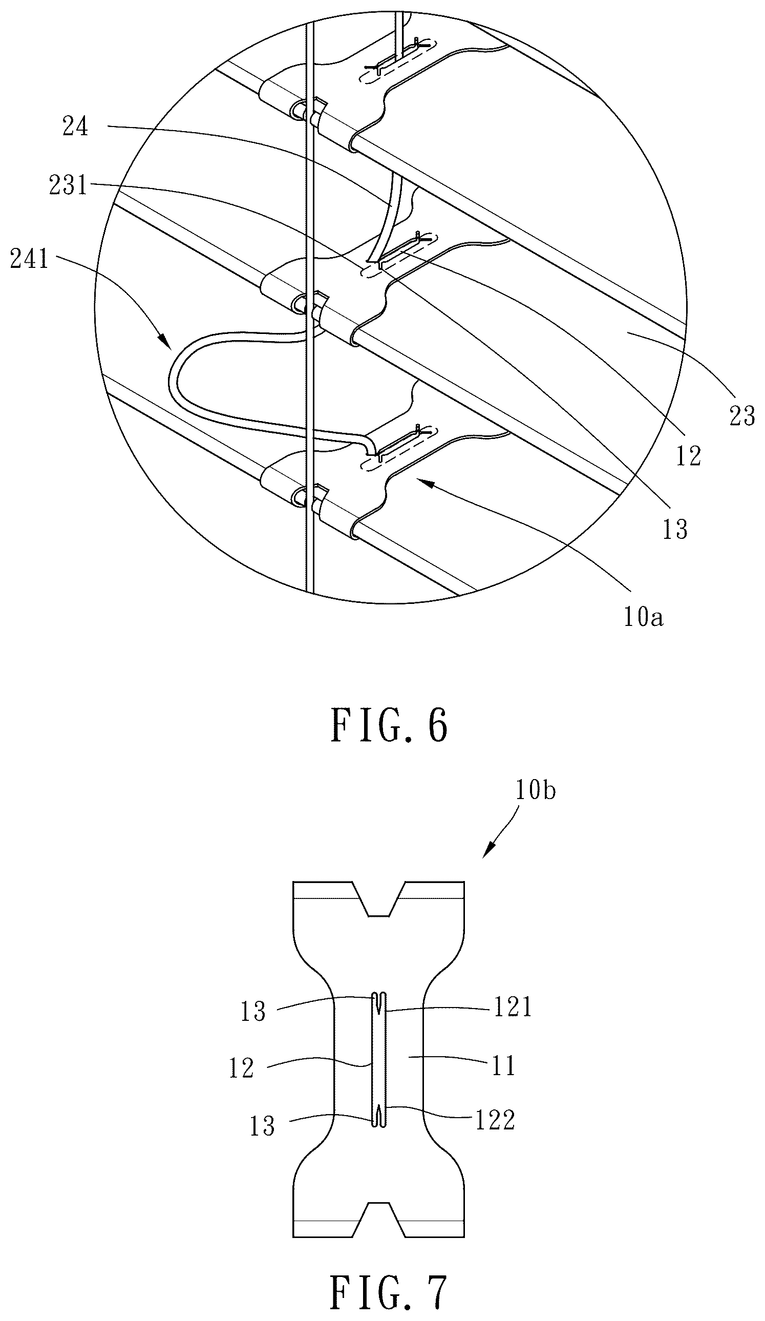 Patent US12492595 Figure 6 – Retaining sheet and venetian blind using the same