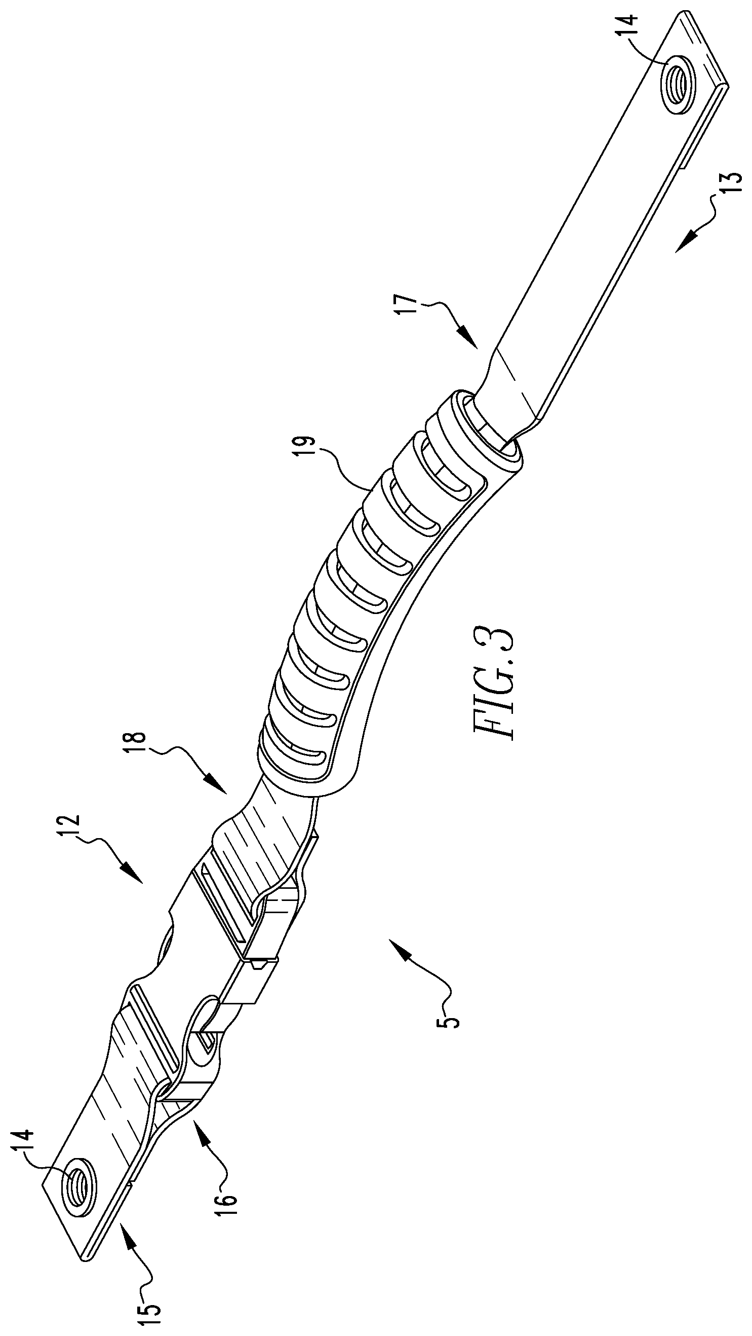 Patent US12492596 Figure 3 – Three section extension ladder