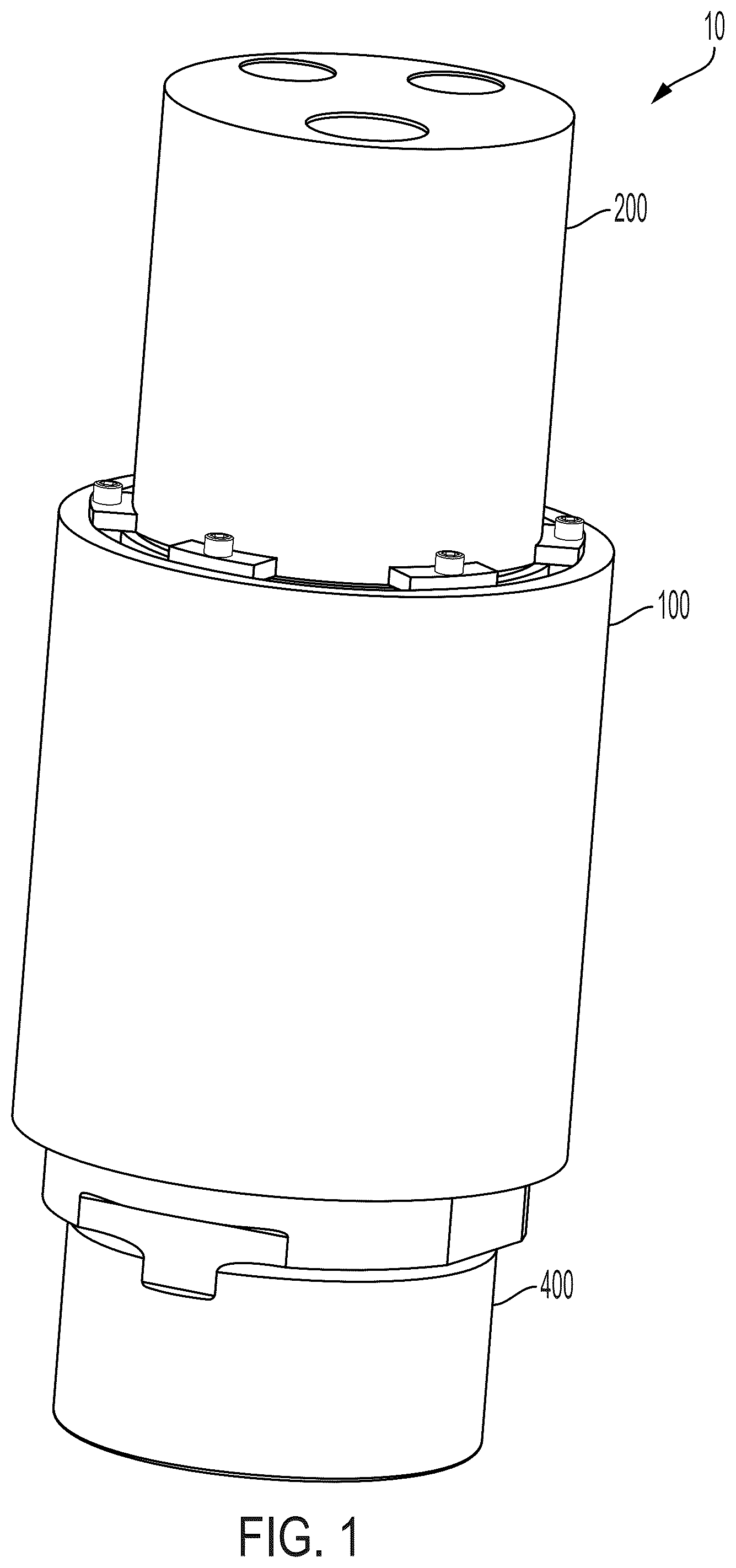 Patent US12492597 Figure 1 – Air rotary system for a down hole drill assembly