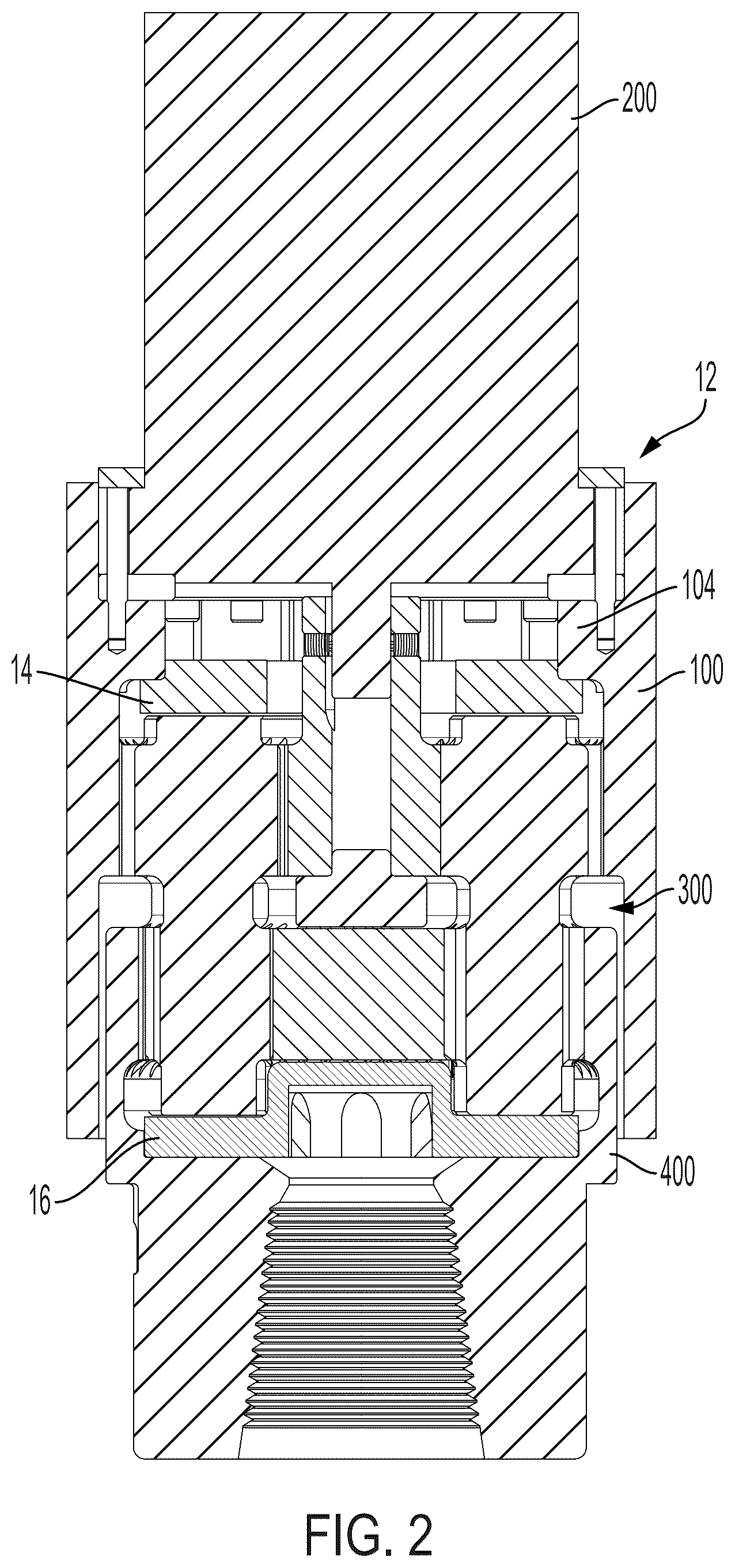 Patent US12492597 Figure 2 – Air rotary system for a down hole drill assembly
