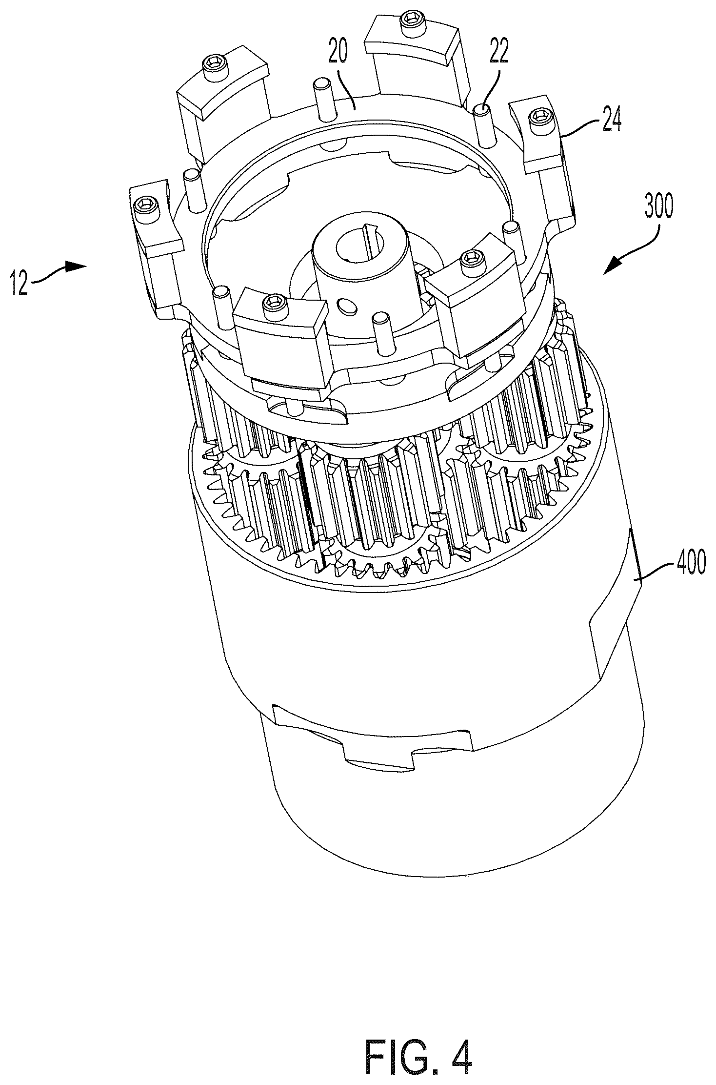 Patent US12492597 Figure 4 – Air rotary system for a down hole drill assembly