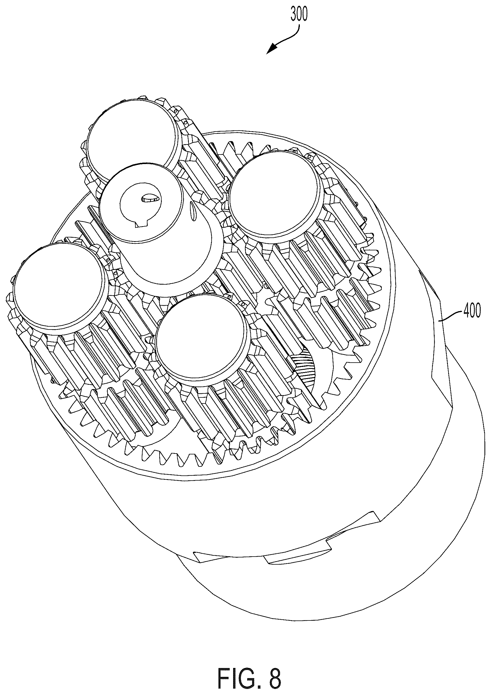 Patent US12492597 Figure 8 – Air rotary system for a down hole drill assembly