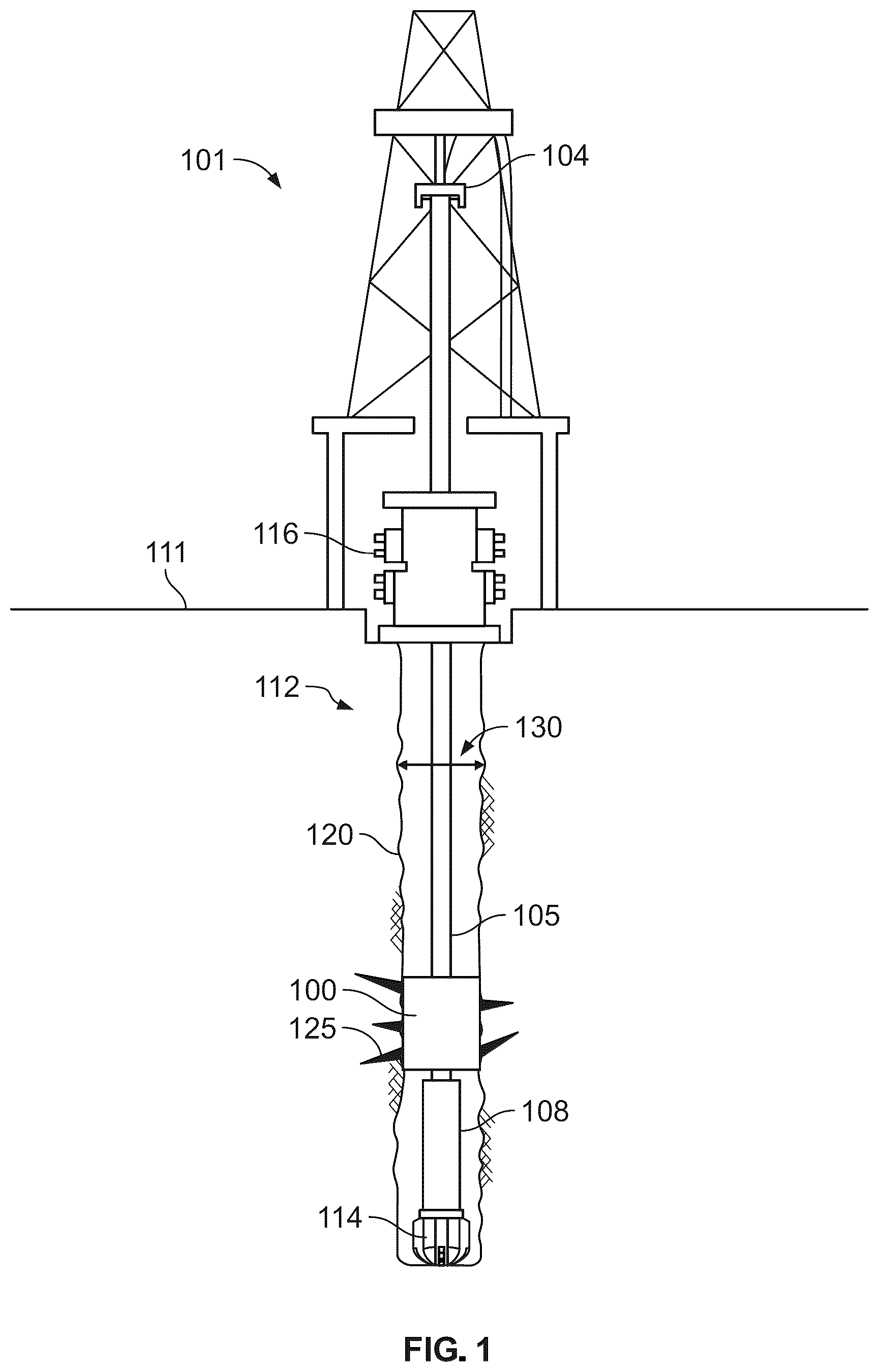 Patent US12492600 Figure 1 – Expandable wellbore loss control patch