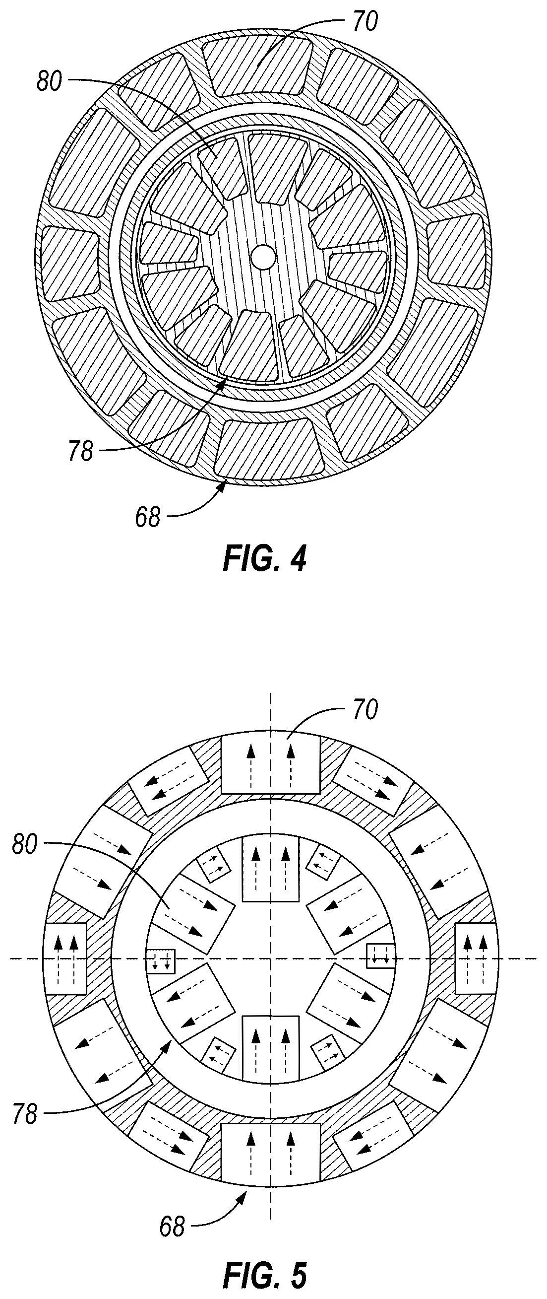Patent US12492614 Figure 4 – Magnetic coupling to transfer torque across hermetic chamber walls