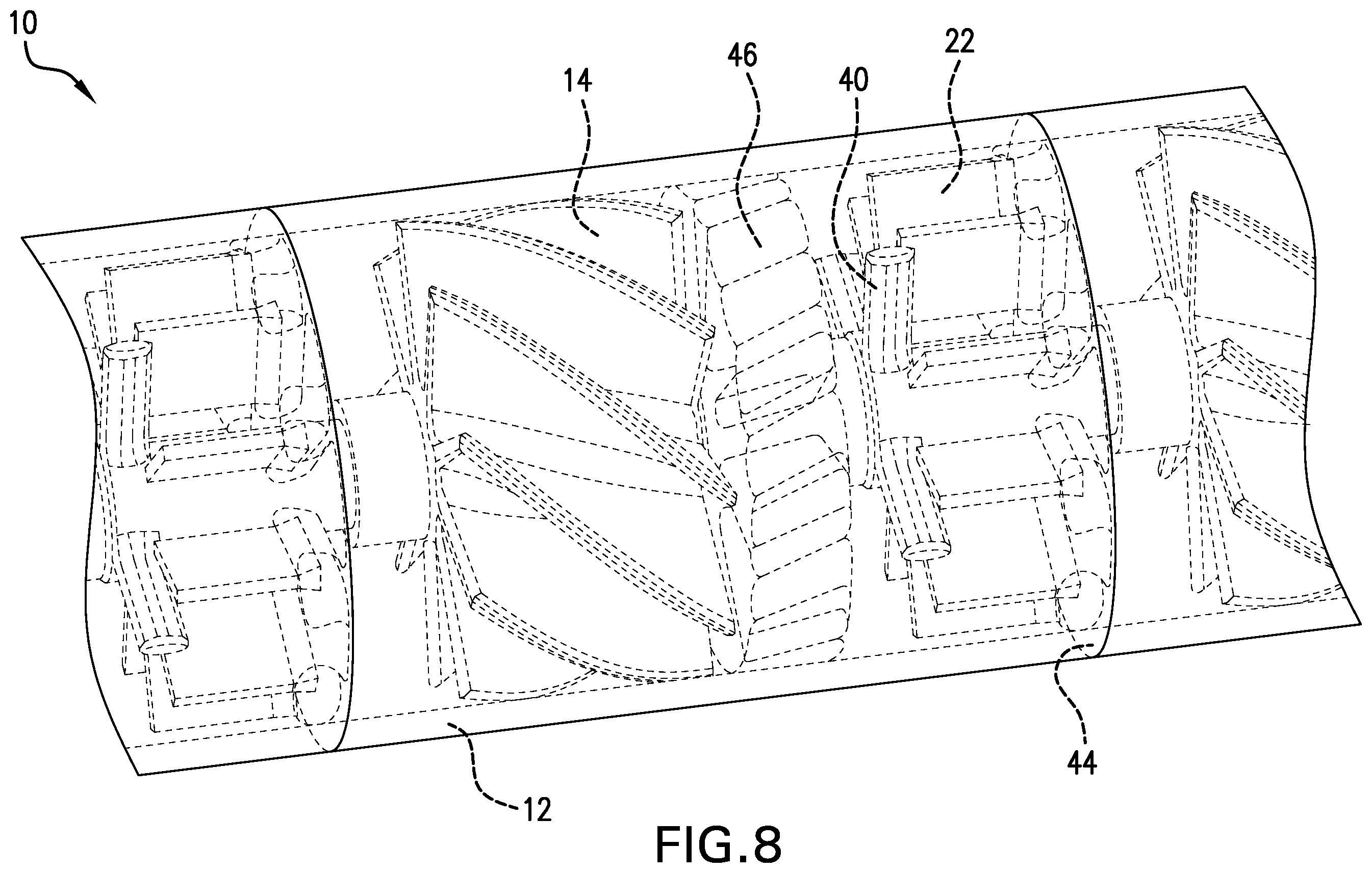 Patent US12492615 Figure 8 – Energy harvester, method and system