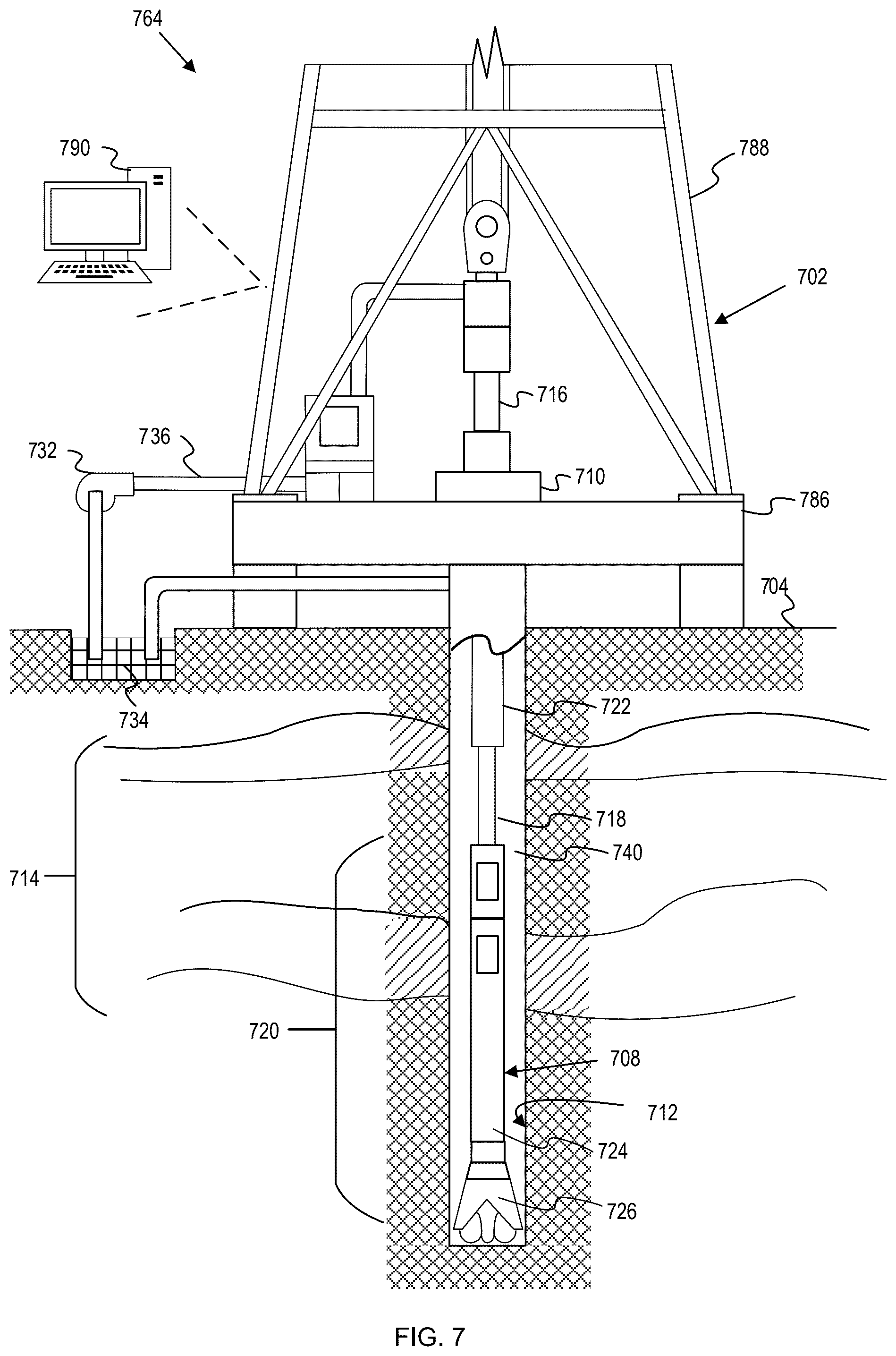 Patent US12492629 Figure 7 – Downhole resistive membrane potentiometer for well systems
