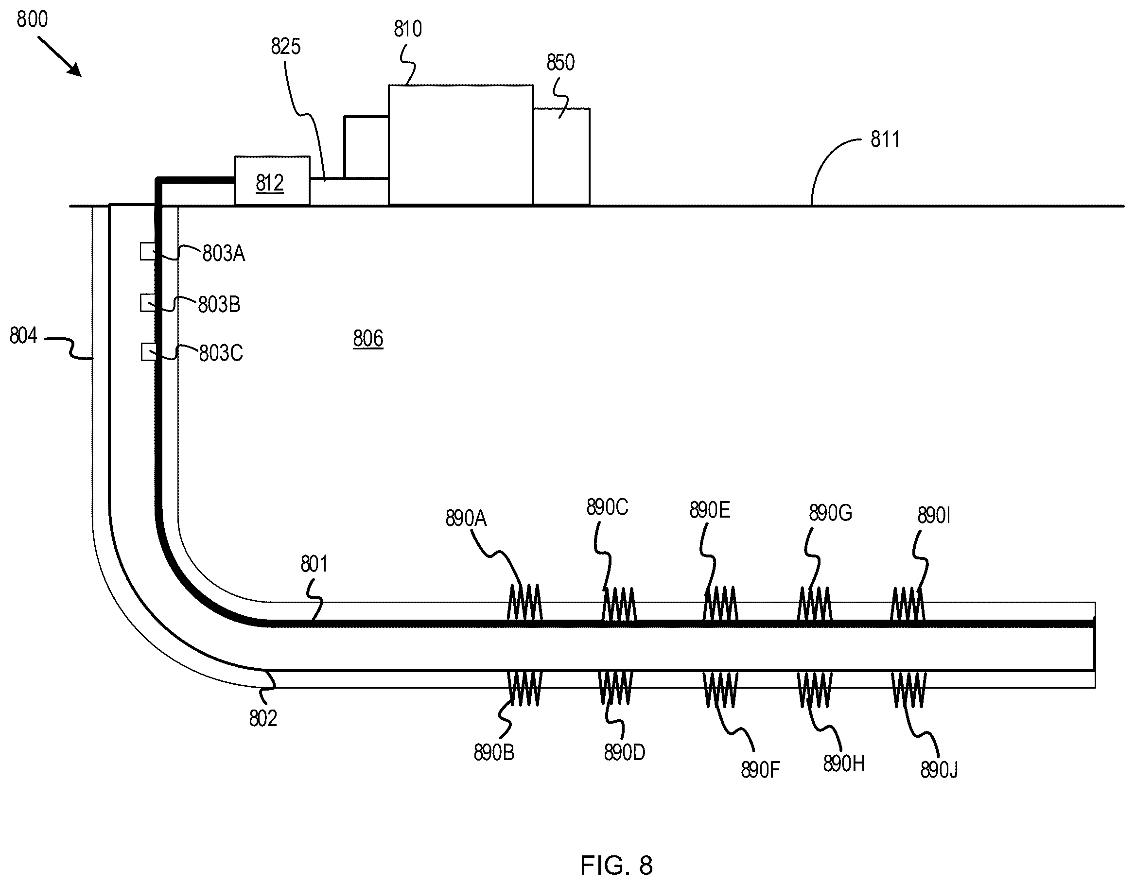 Patent US12492629 Figure 8 – Downhole resistive membrane potentiometer for well systems