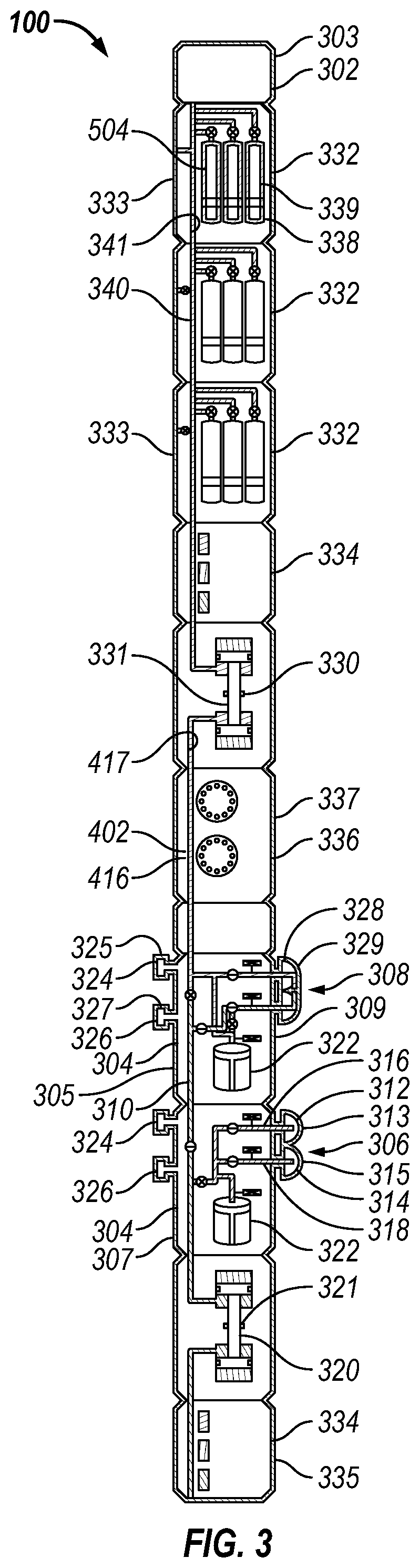 Patent US12492633 Figure 3 – Bridge sensor design for water and oil analysis in formation testing