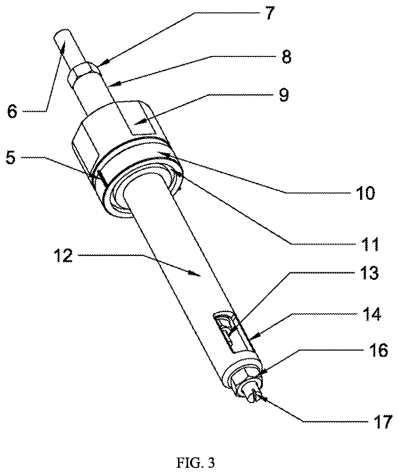 Patent US12492634 Figure 6 – Electric-pulse fracturing device and method for hard roof of coal mine based on self-sealing water bag