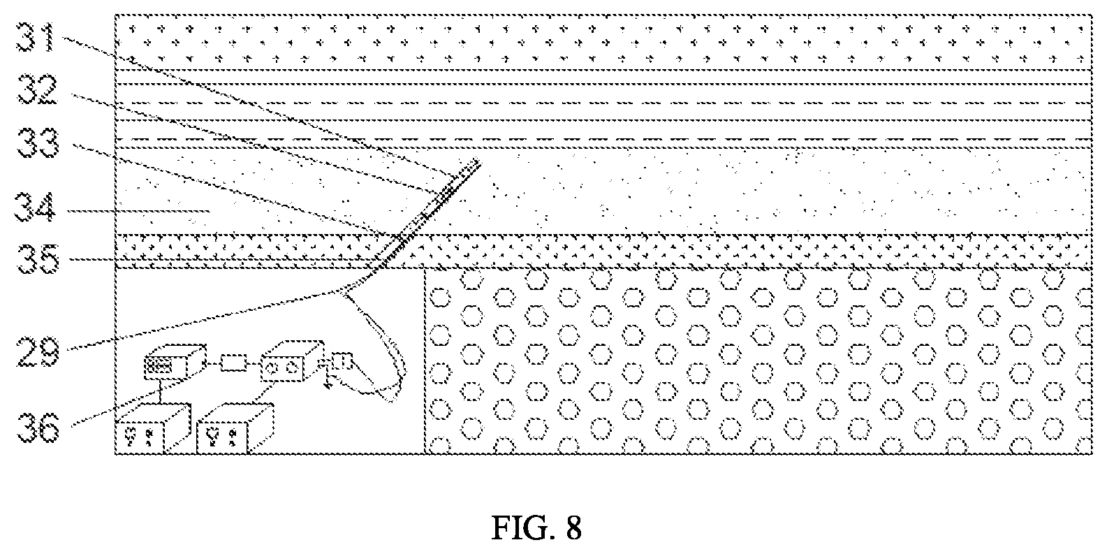 Patent US12492634 Figure 11 – Electric-pulse fracturing device and method for hard roof of coal mine based on self-sealing water bag