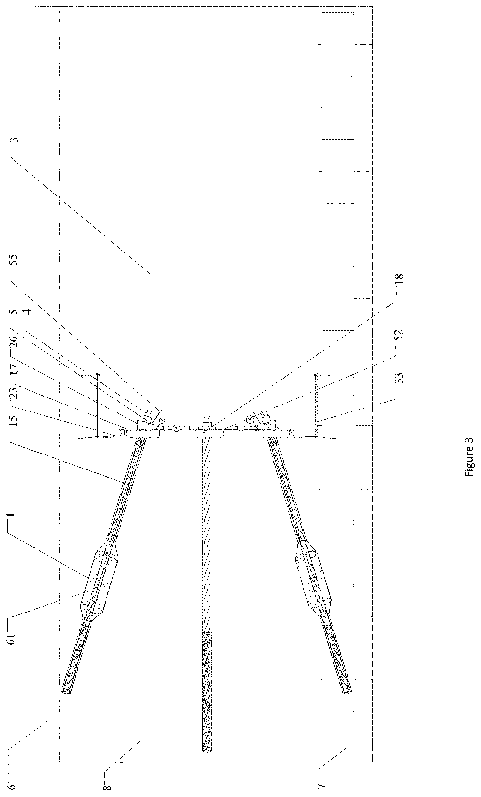 Patent US12492636 Figure 3 – Internal and external coupling shear resistance locking control system and monitoring method of tunnel surrounding rocks