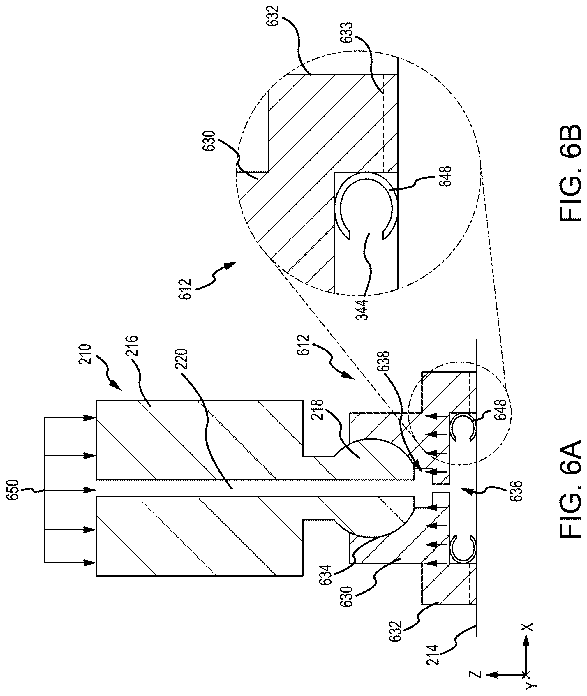 Patent US12492637 Figure 6 – Hydrostatic shoe with face seal