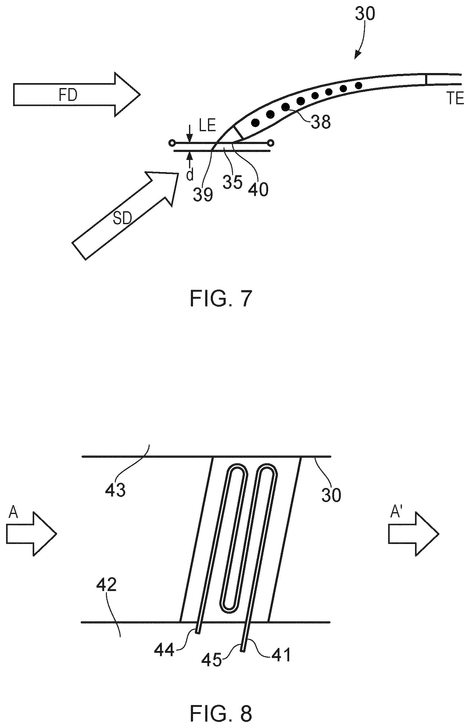 Patent US12492638 Figure 6 – Outlet guide vane cooler