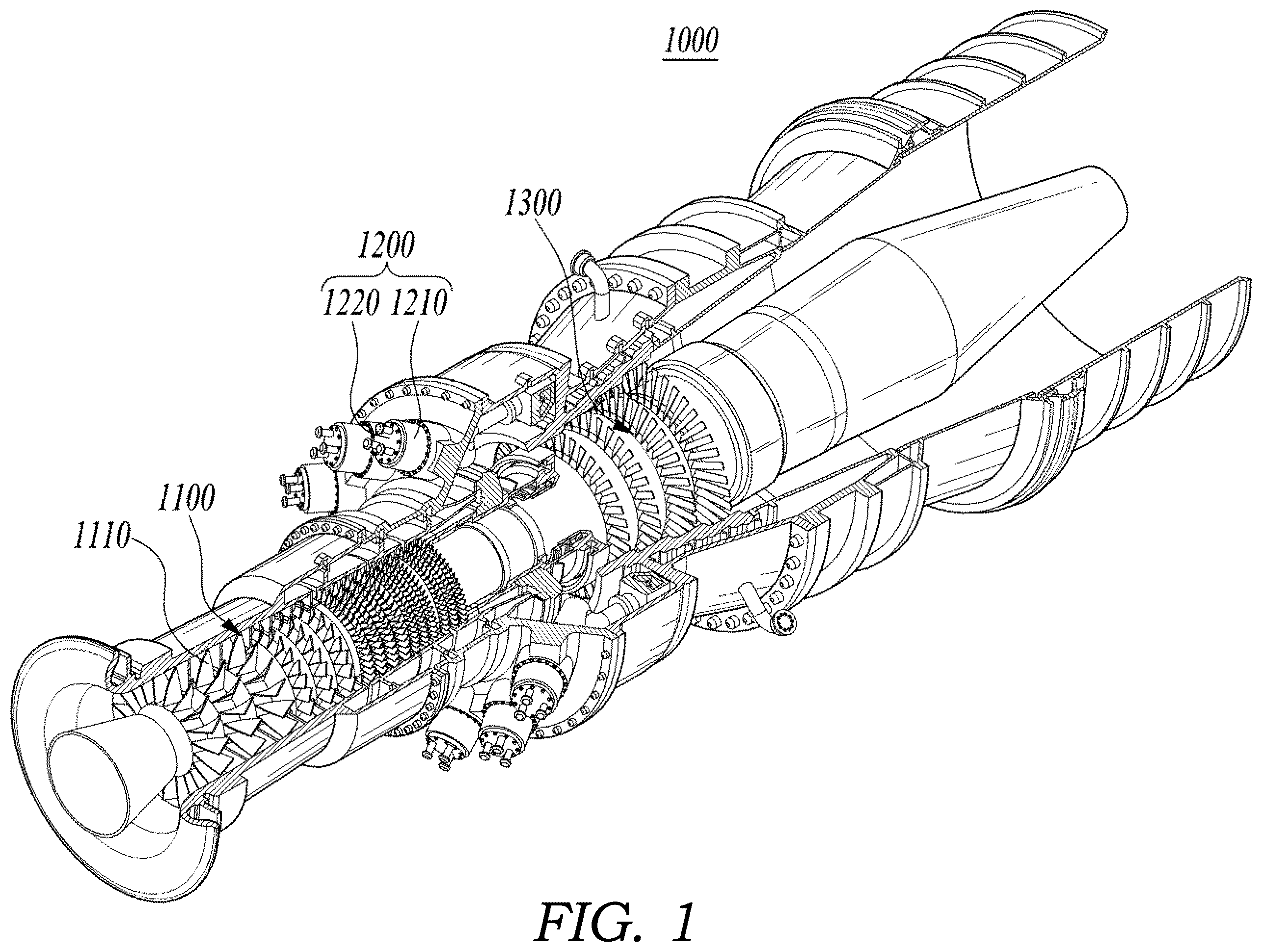 Patent US12492639 Figure 1 – Airfoil and gas turbine including same
