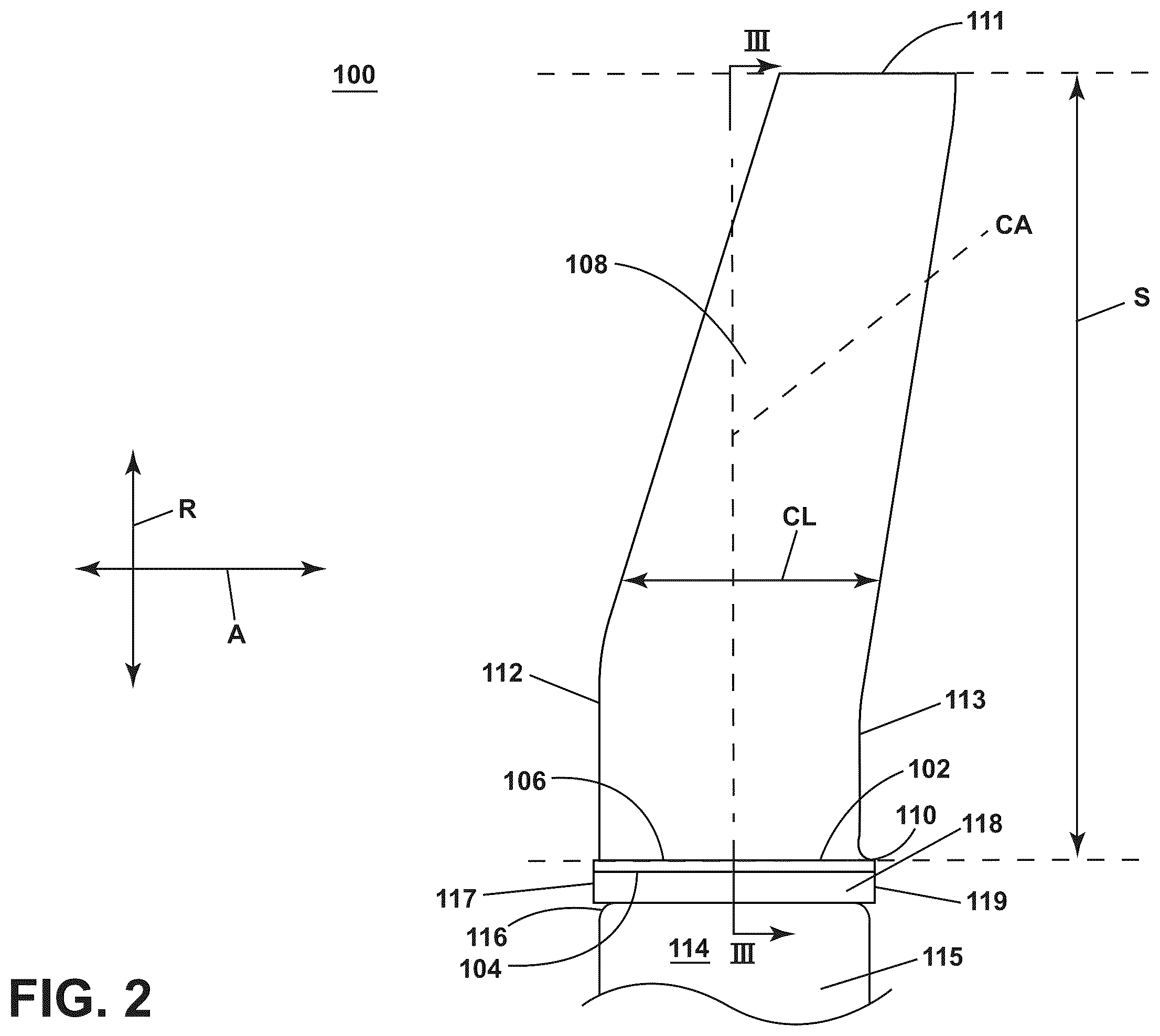 Patent US12492641 Figure 2 – Variable pitch airfoil