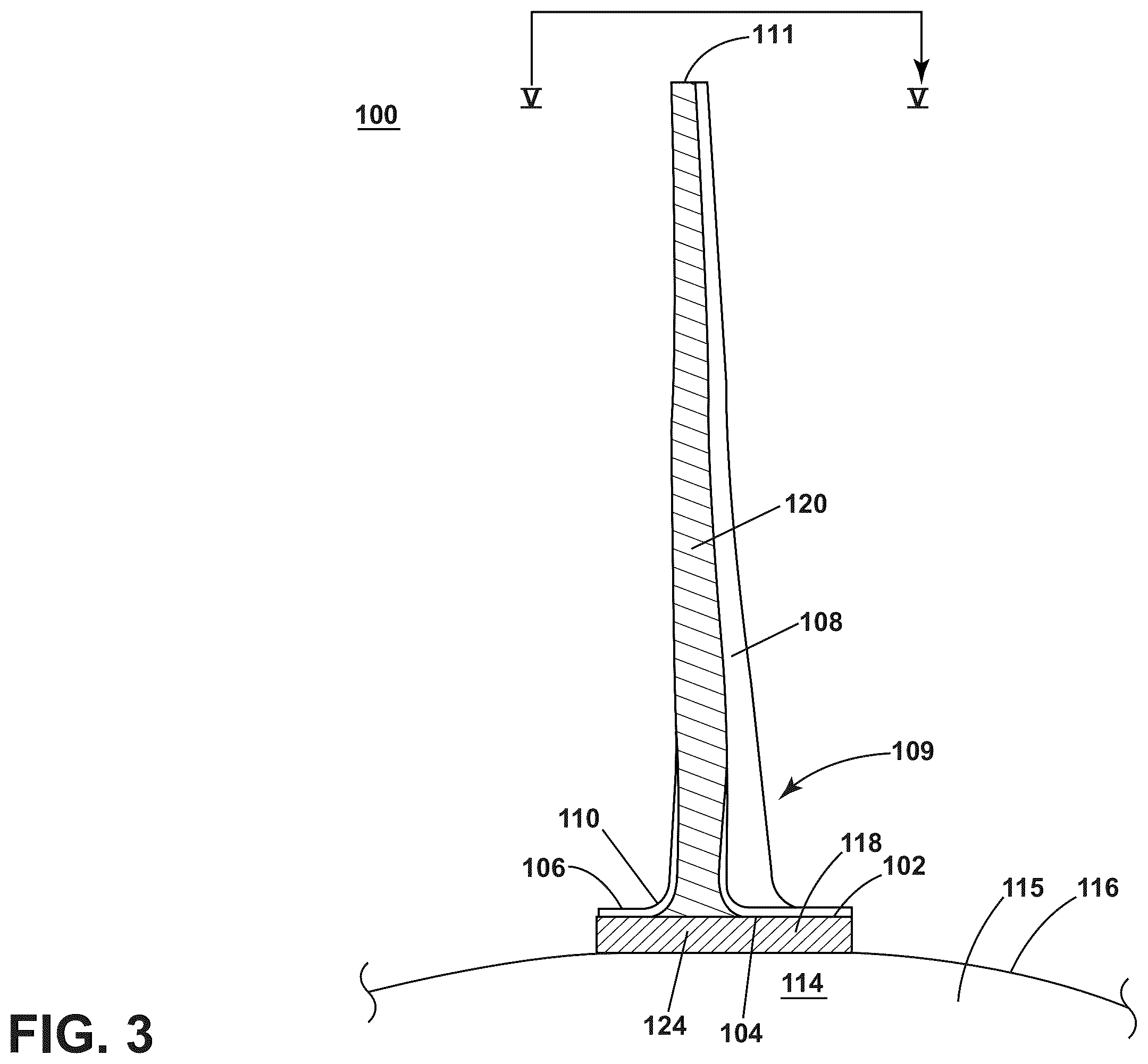 Patent US12492641 Figure 3 – Variable pitch airfoil