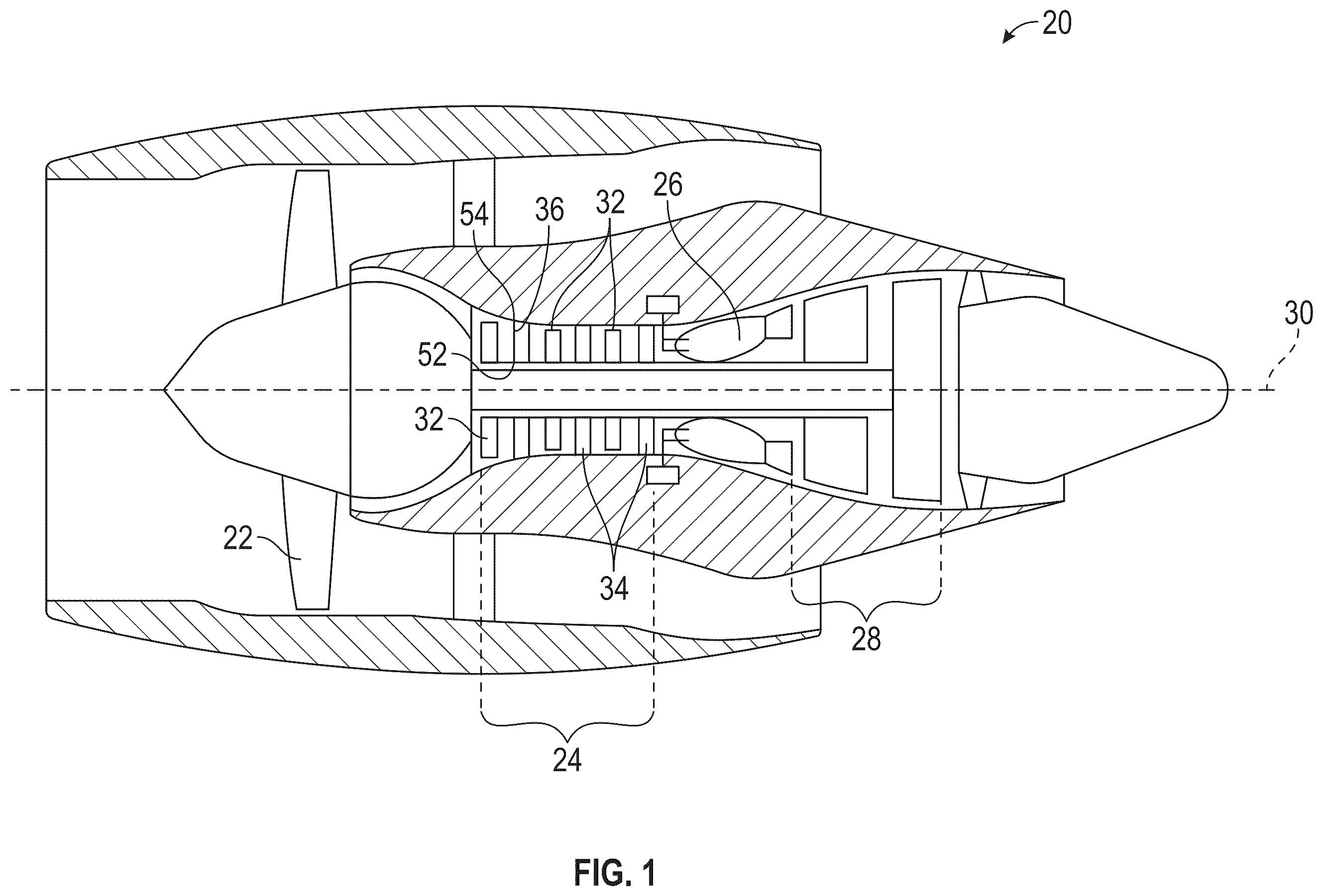 Patent US12492643 Figure 1 – Extended banana foot stator