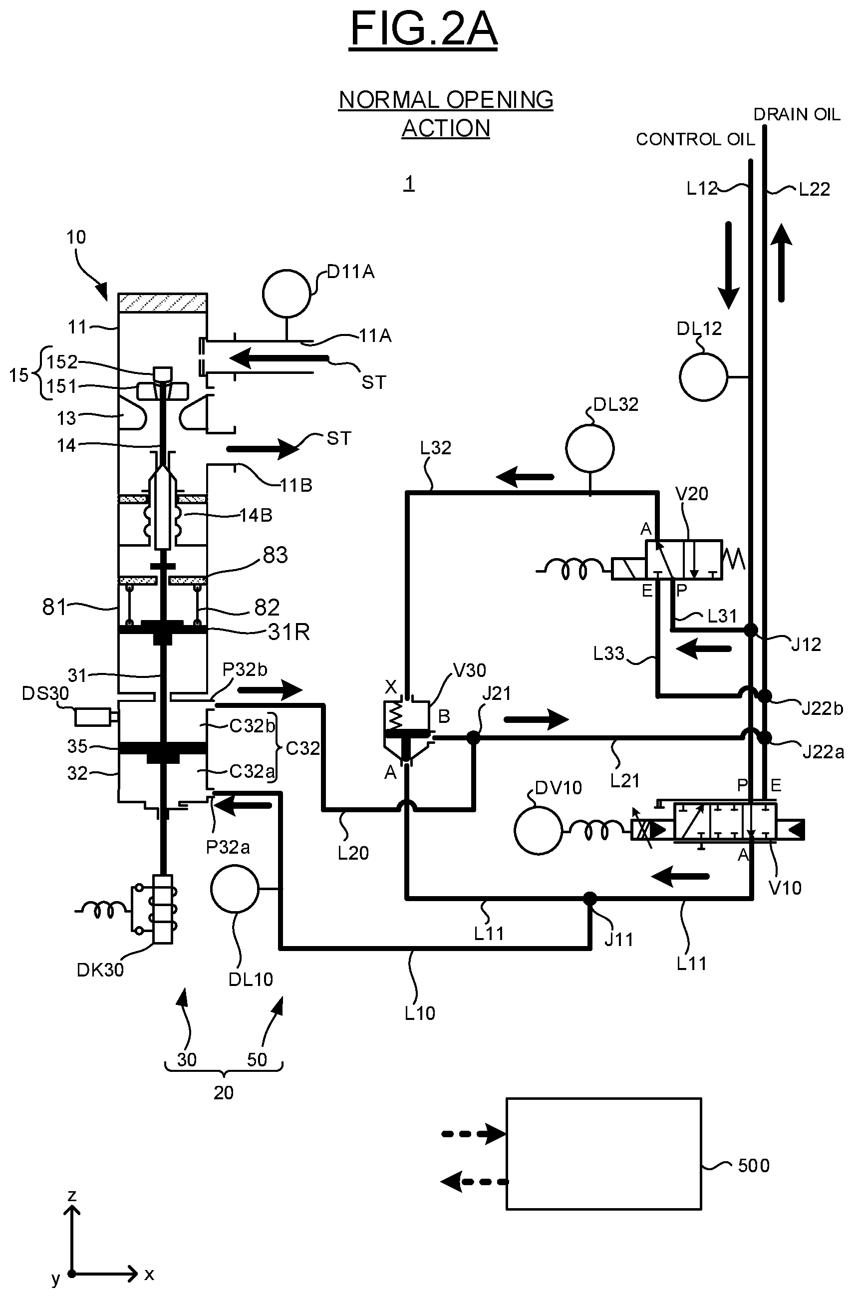 Patent US12492646 Figure 2 – Hydraulic drive valve monitoring device