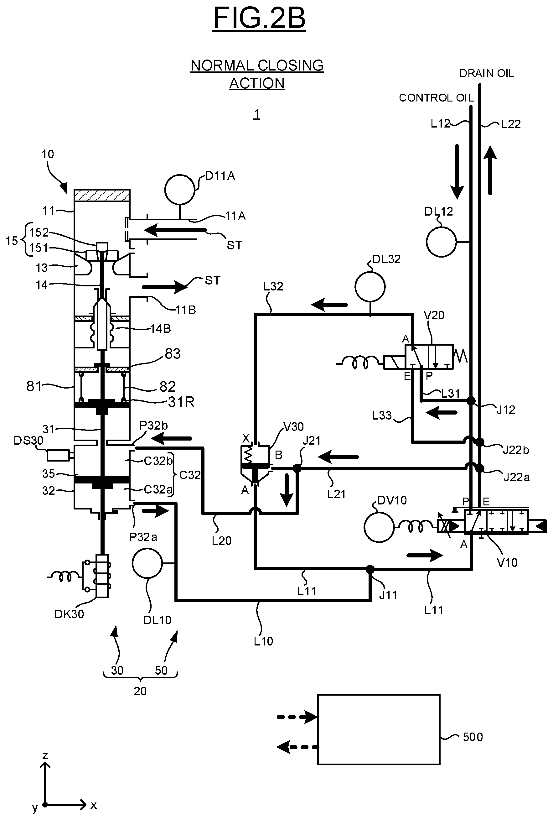 Patent US12492646 Figure 3 – Hydraulic drive valve monitoring device