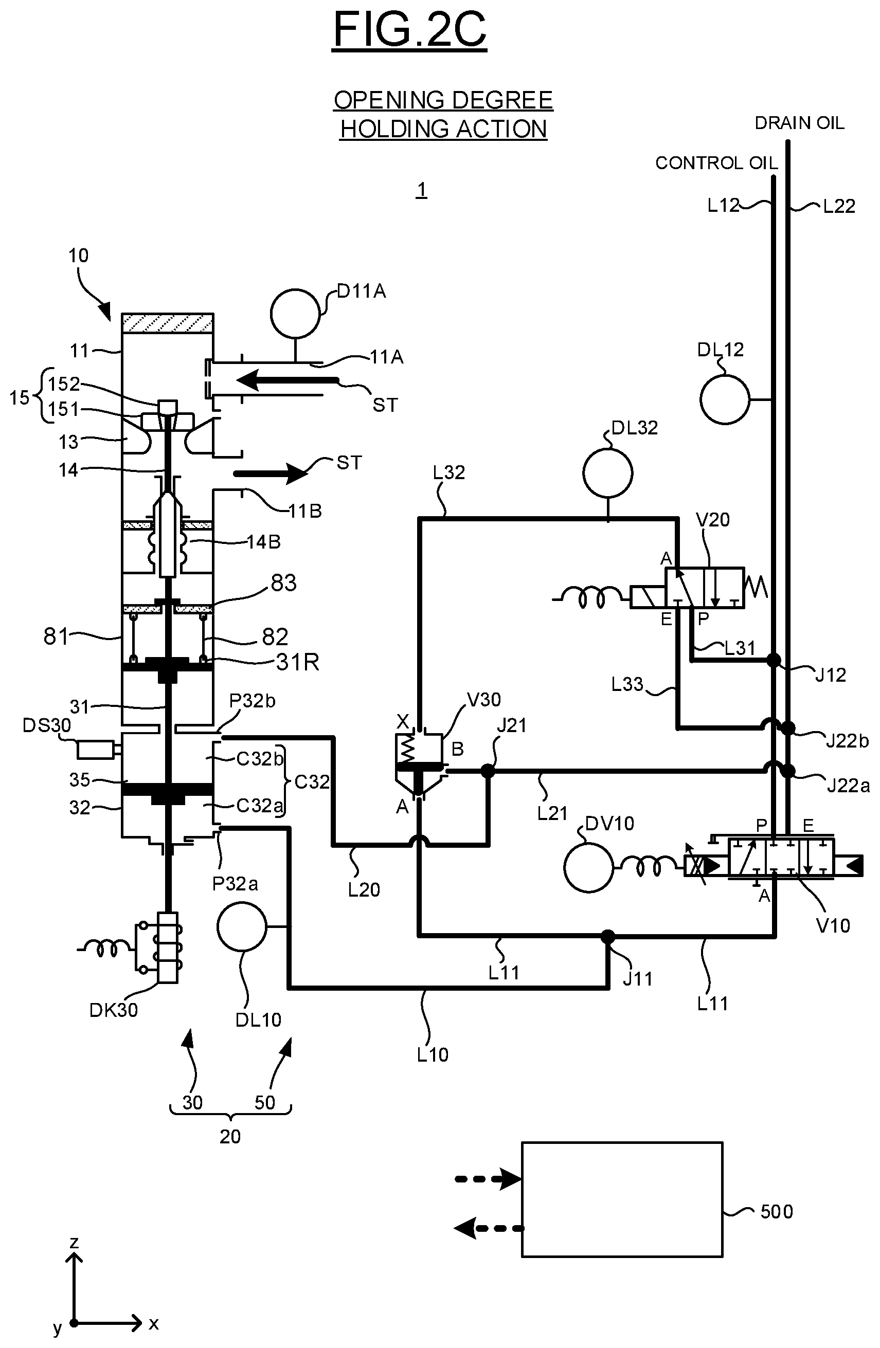 Patent US12492646 Figure 4 – Hydraulic drive valve monitoring device