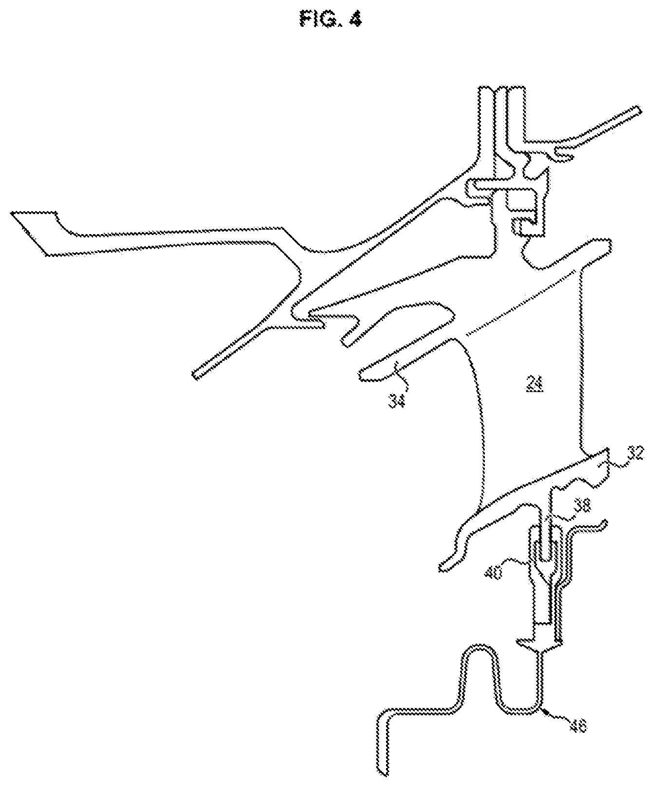 Patent US12492650 Figure 4 – Turbojet engine nozzle ring for an aircraft