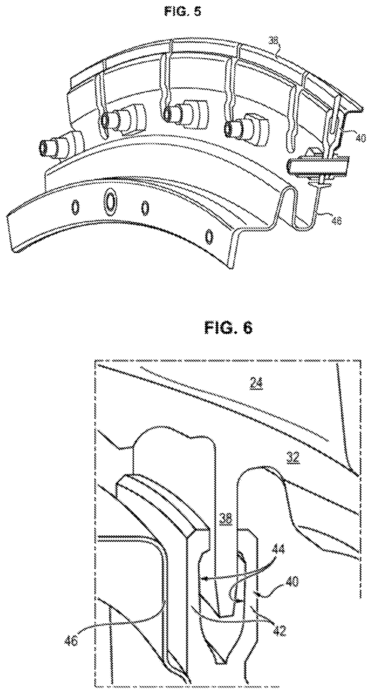 Patent US12492650 Figure 5 – Turbojet engine nozzle ring for an aircraft