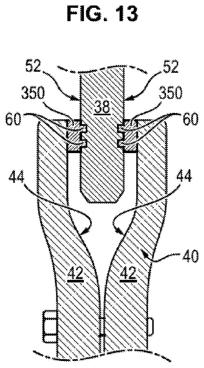 Patent US12492650 Figure 9 – Turbojet engine nozzle ring for an aircraft