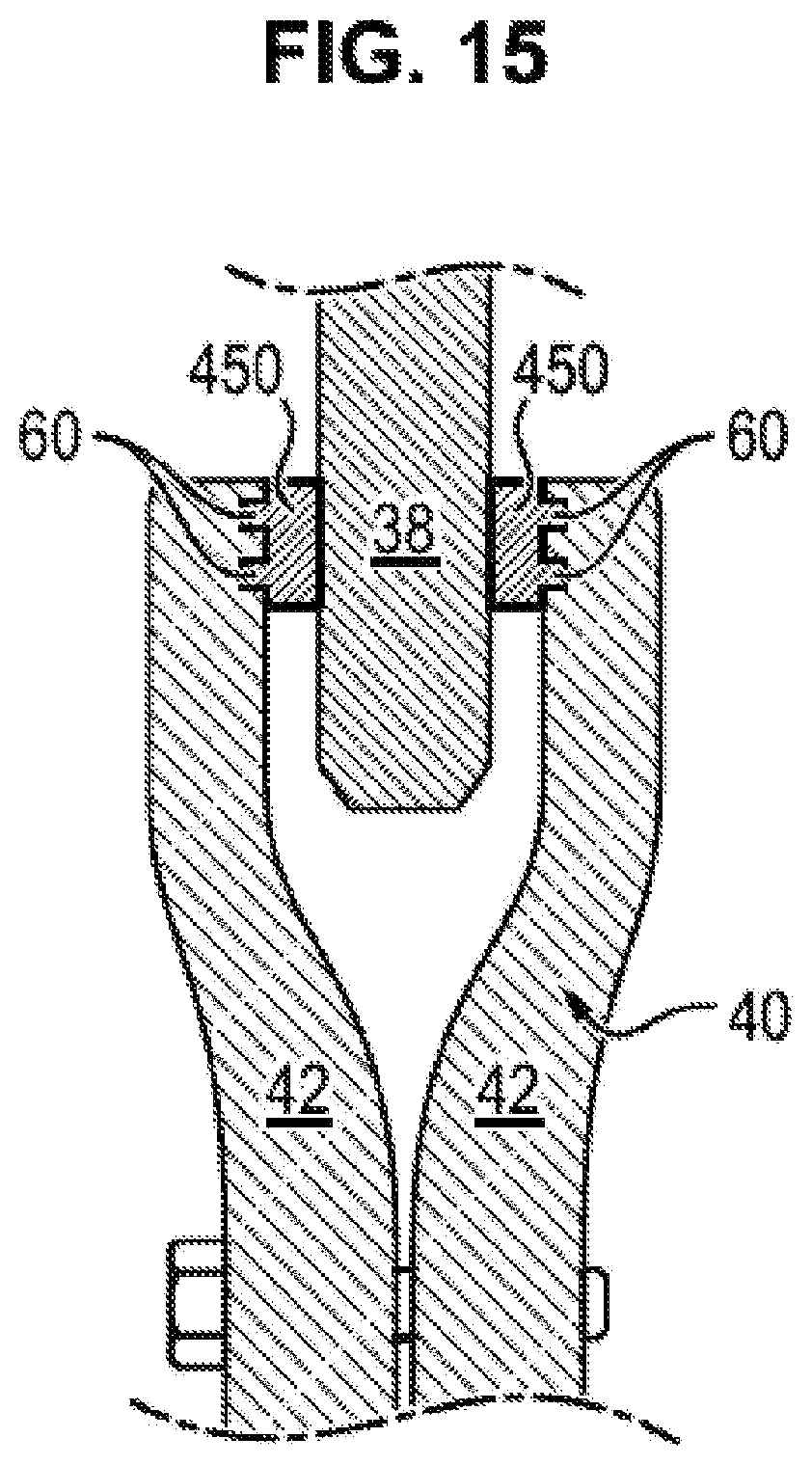 Patent US12492650 Figure 11 – Turbojet engine nozzle ring for an aircraft