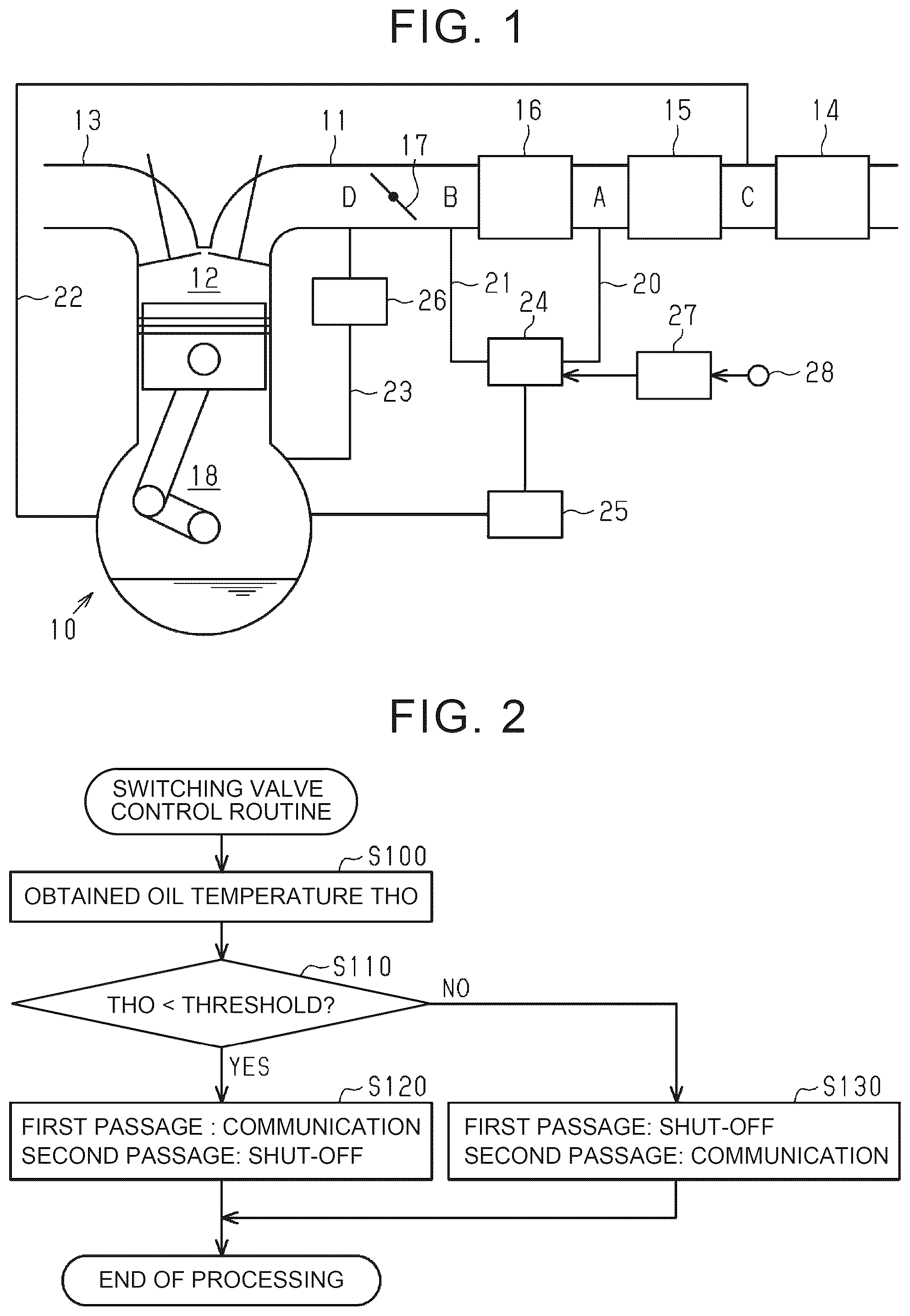 Patent US12492652 — Blow-by gas recirculation device — Figure 1
