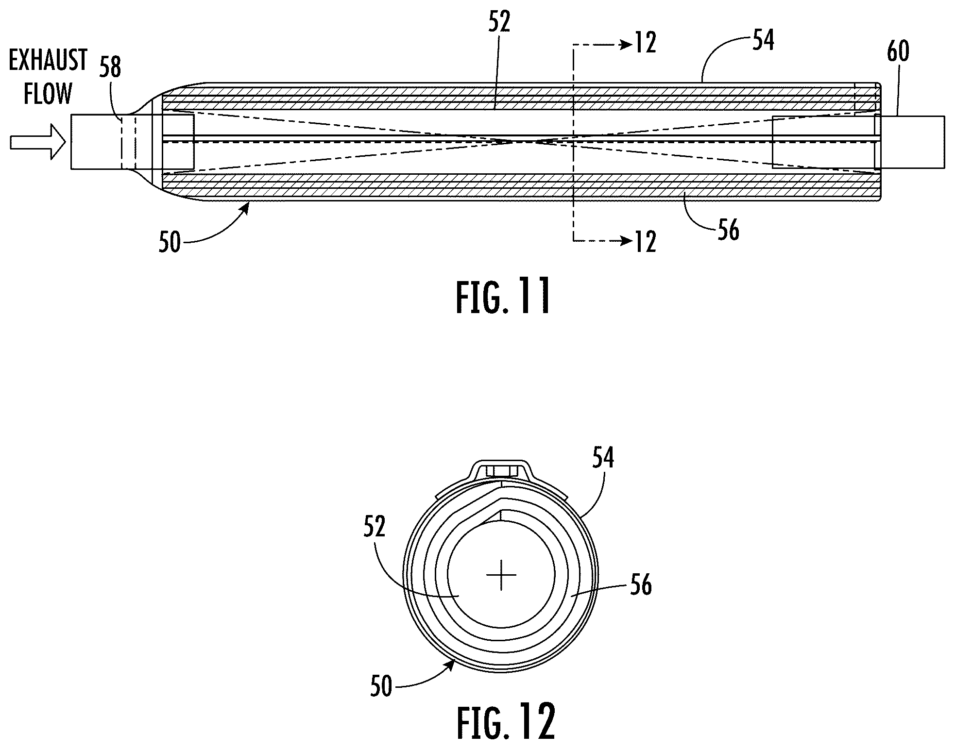 Patent US12492654 Figure 5 – Sound absorbing element with low profile micro-louver slits and muffler assembly using the same
