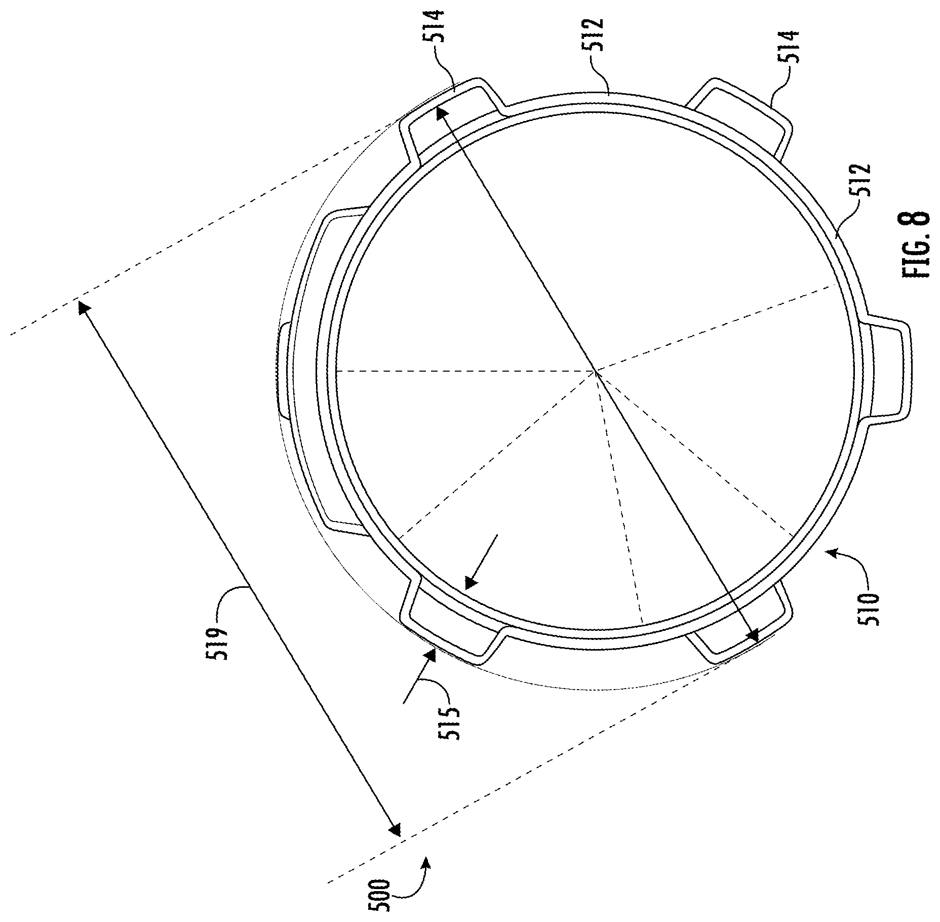 Patent US12492656 Figure 8 – Decomposition chambers for aftertreatment systems