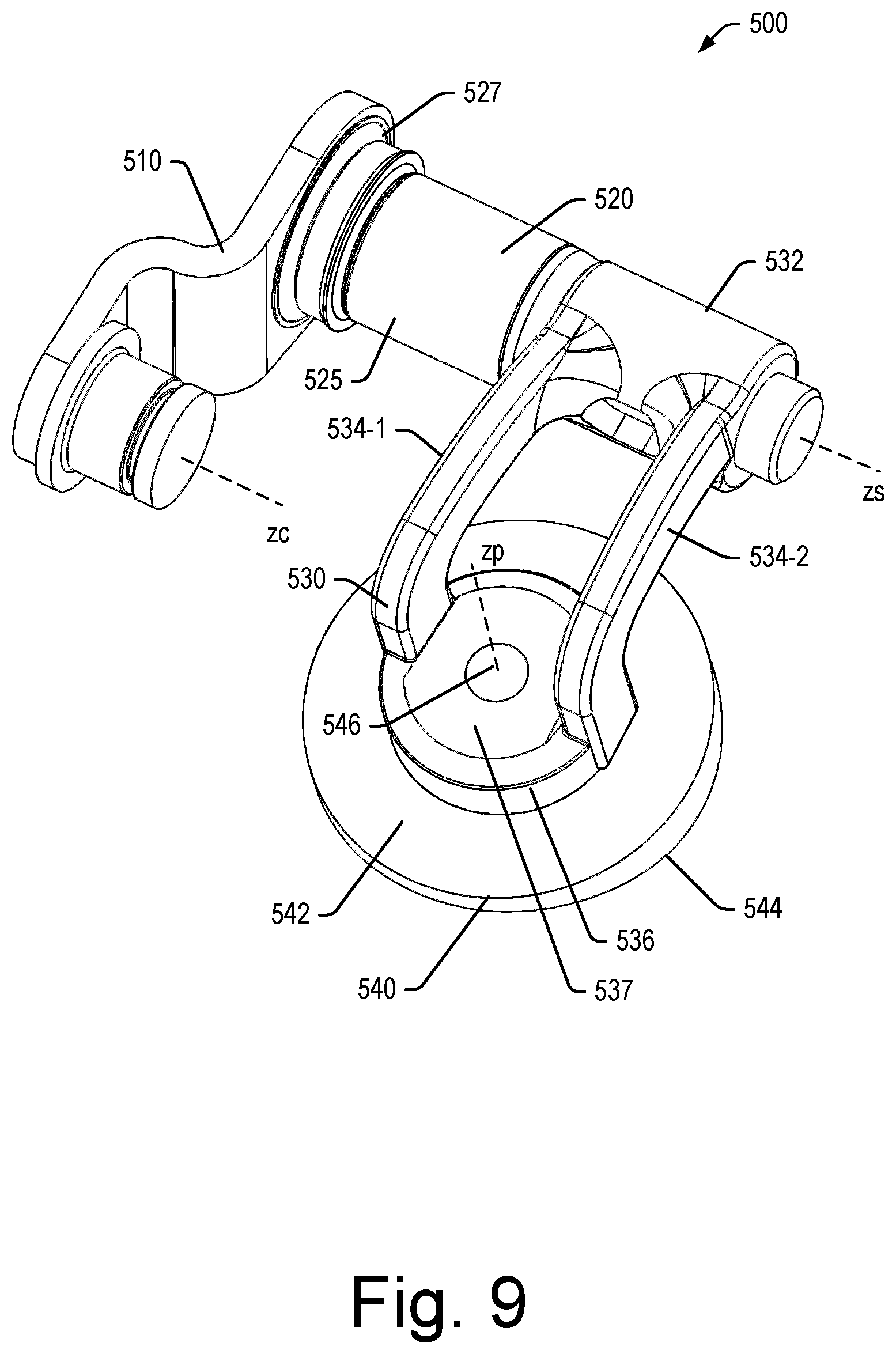 Patent US12492659 Figure 9 – Turbocharger turbine housing assembly