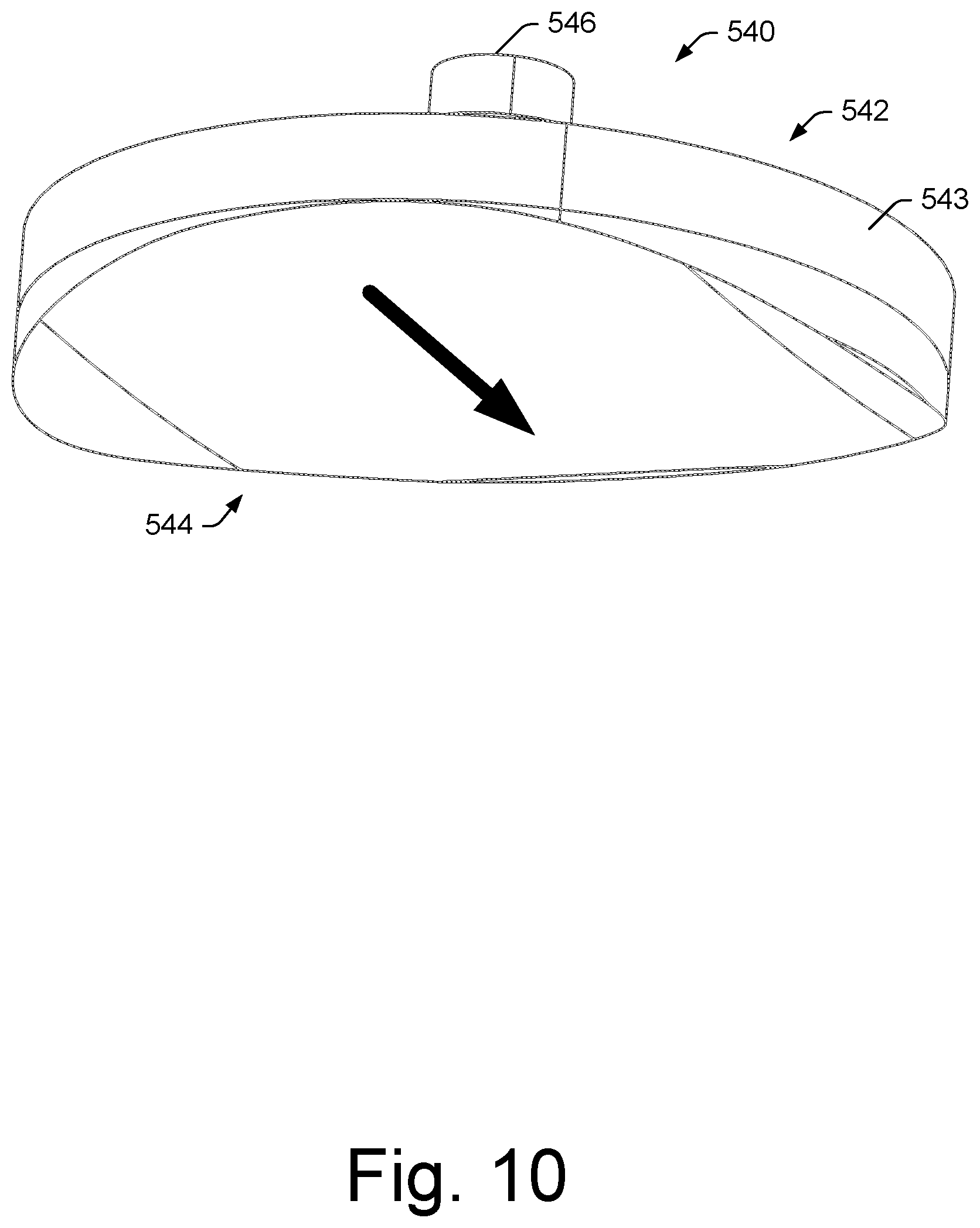 Patent US12492659 Figure 10 – Turbocharger turbine housing assembly