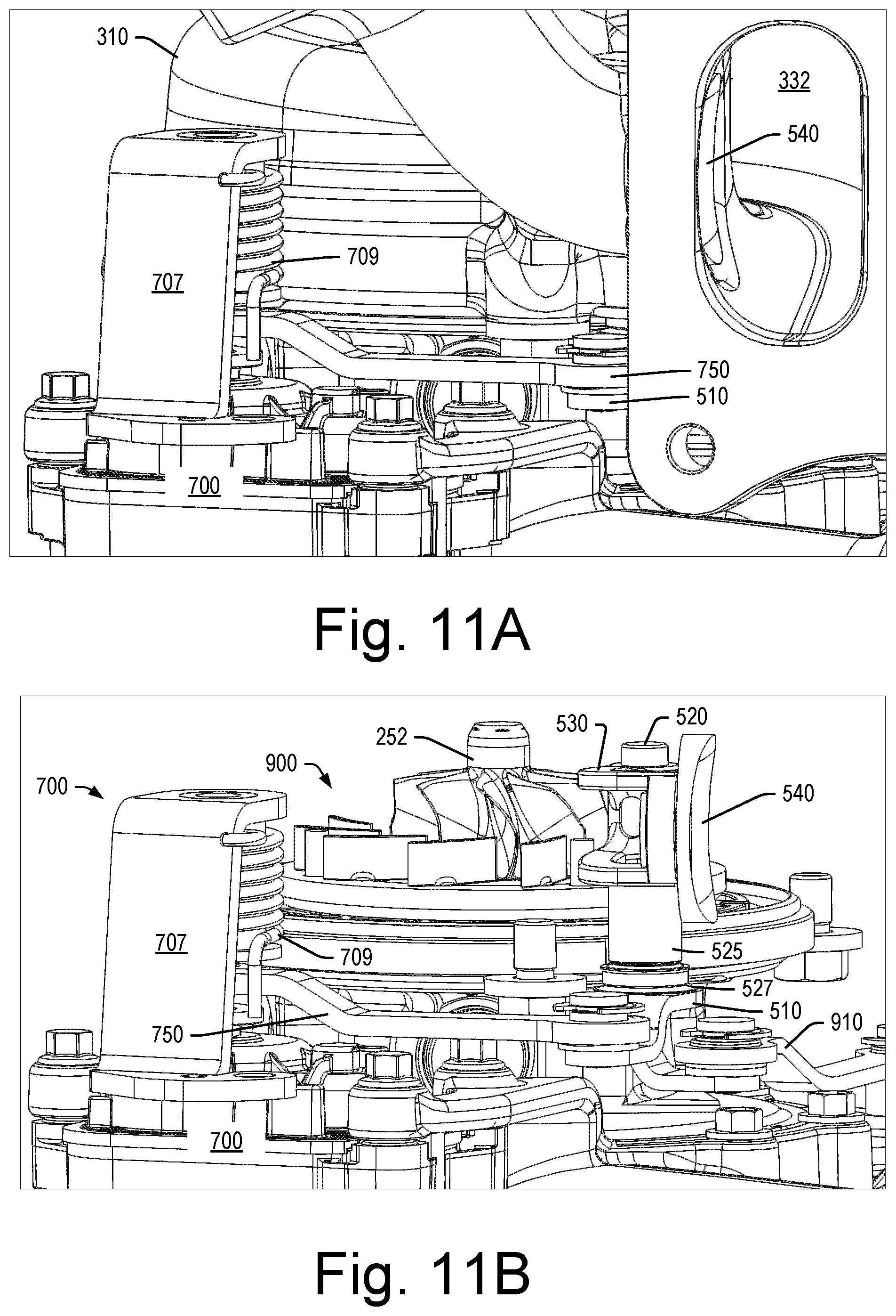 Patent US12492659 Figure 11 – Turbocharger turbine housing assembly