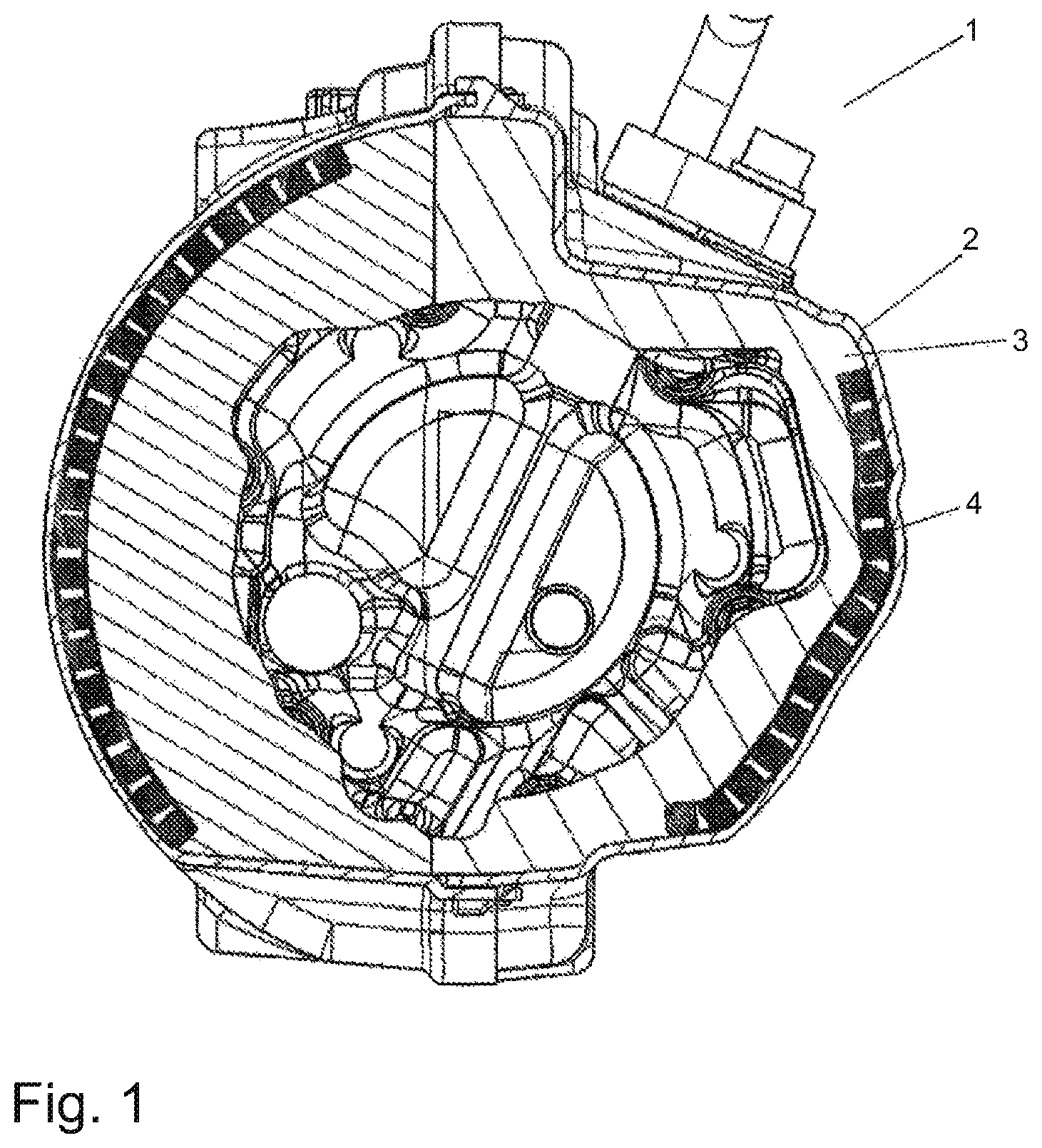Patent US12492660 Figure 1 – Fully enclosing engine or unit capsule of a motor vehicle with air cushion foil