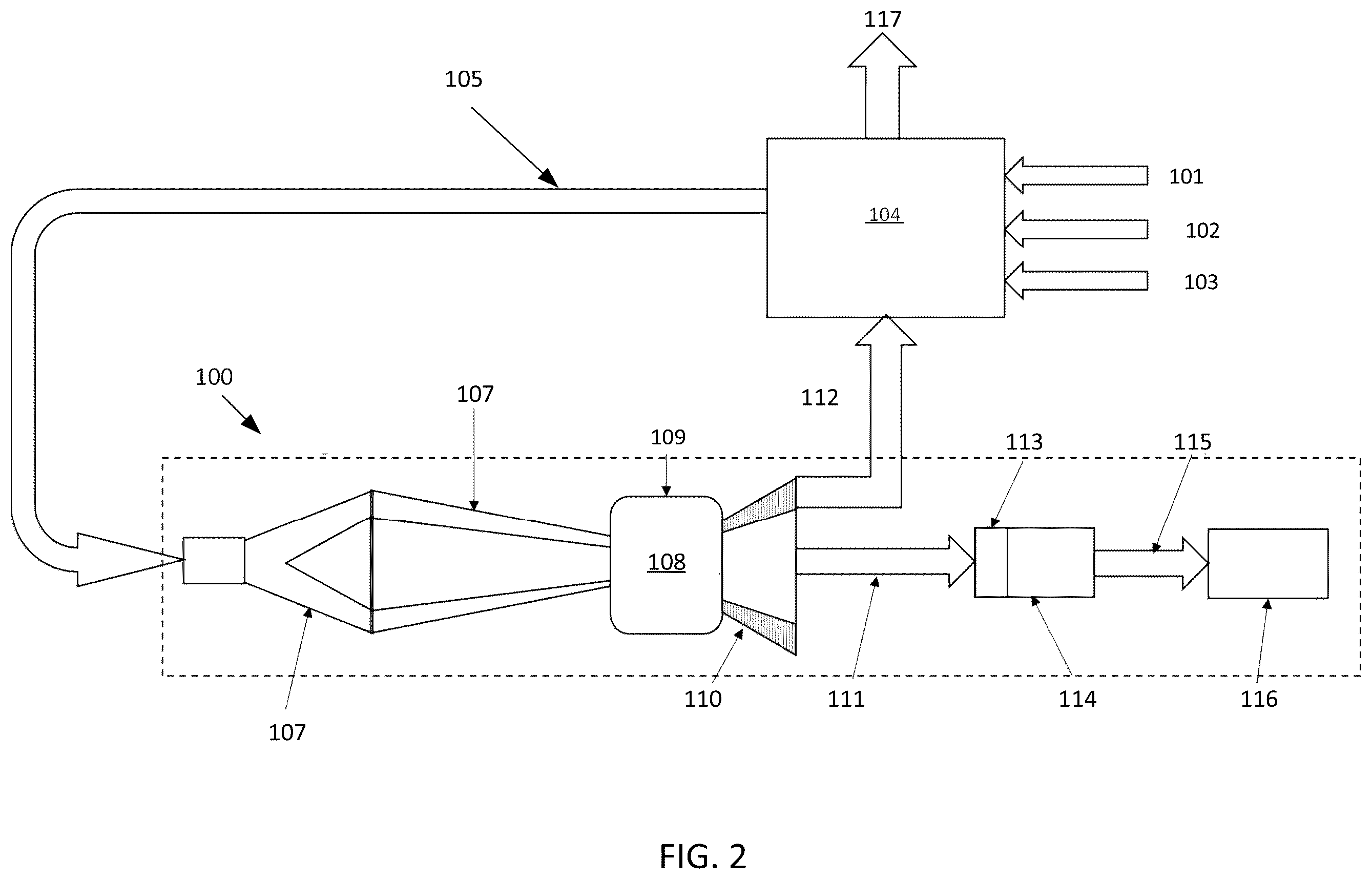 Patent US12492661 Figure 4 – Combined energy storage turbine and simple cycle peaker system