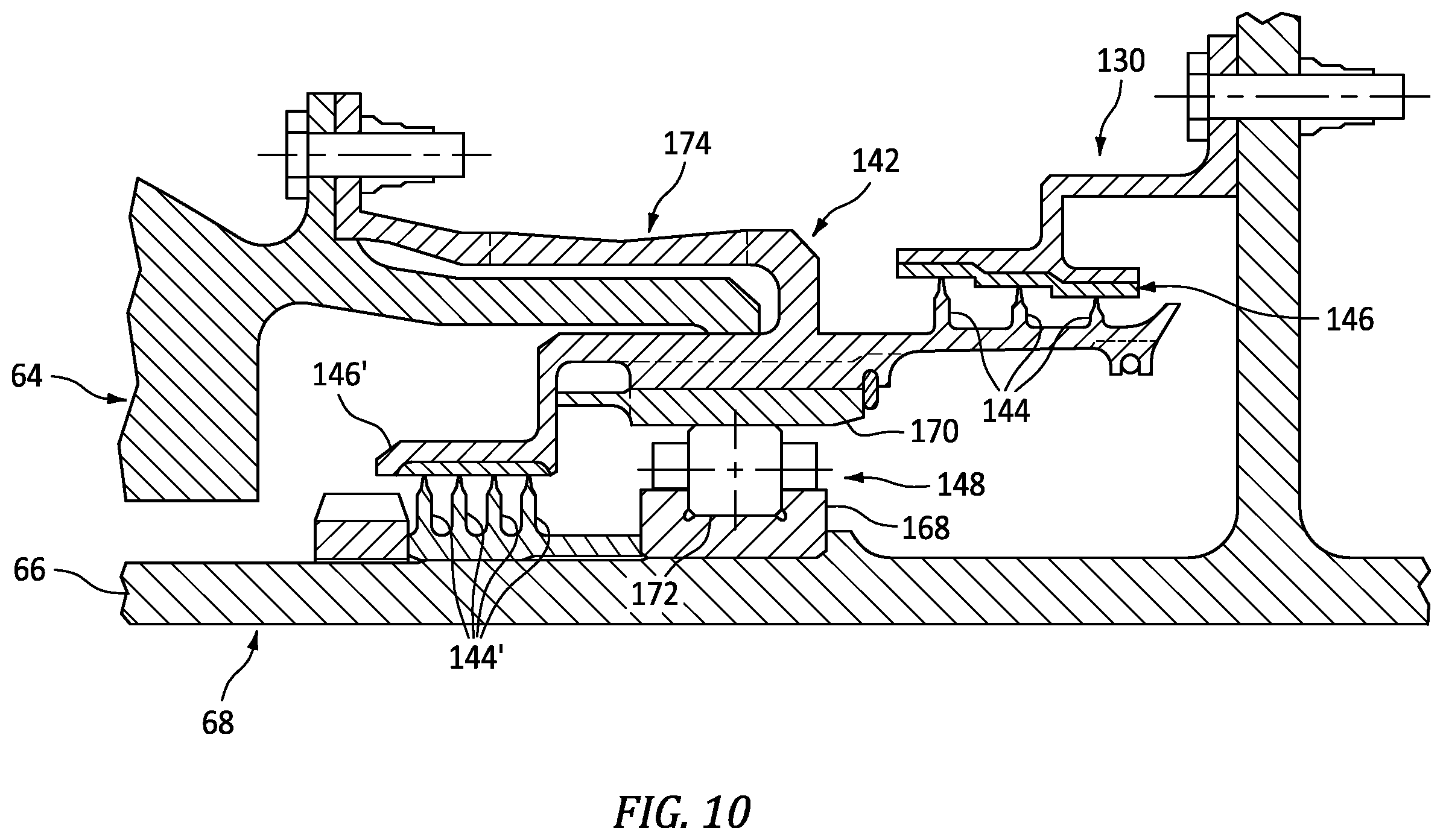 Patent US12492663 Figure 9 – Aircraft propulsion system geartrain