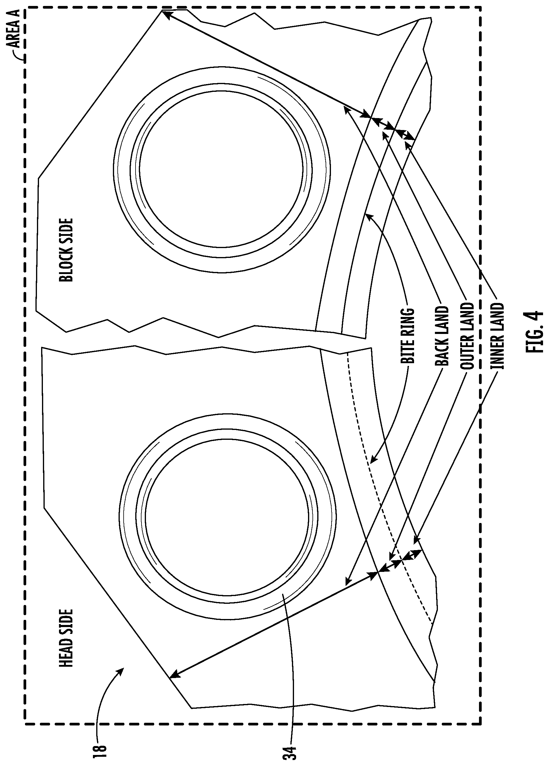 Patent US12492667 Figure 4 – Cylinder head joint gas leakage mitigation