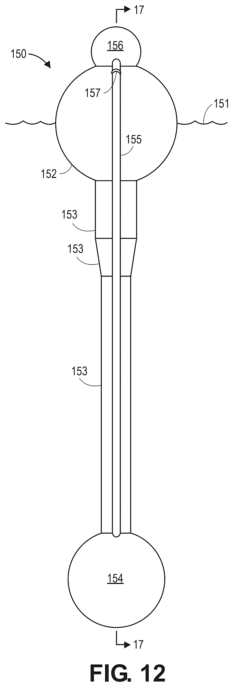 Patent US12492673 Figure 12 – Recirculating inertial hydrodynamic pump and wave engine
