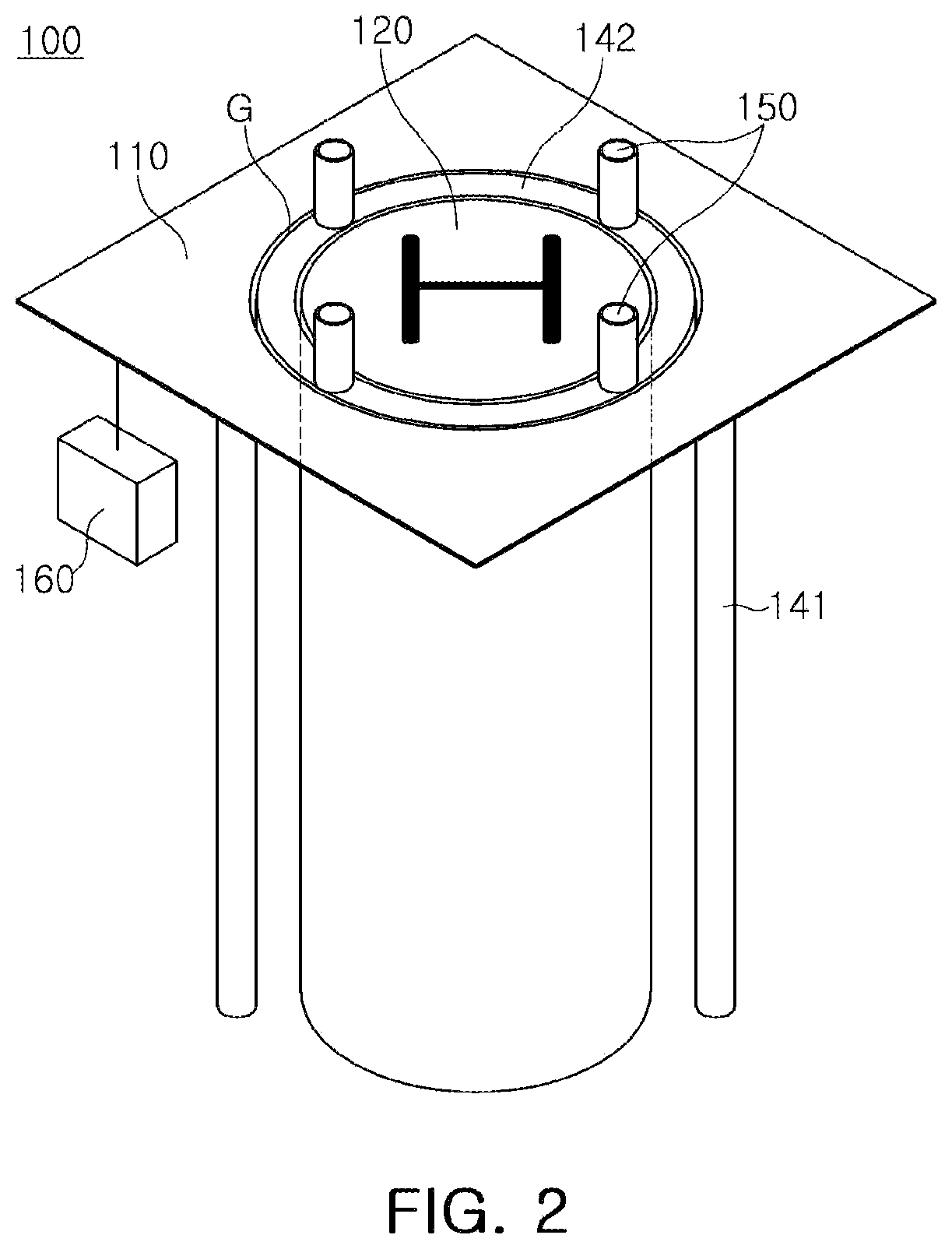 Patent US12492680 Figure 2 – Vertiport including wind power generation system