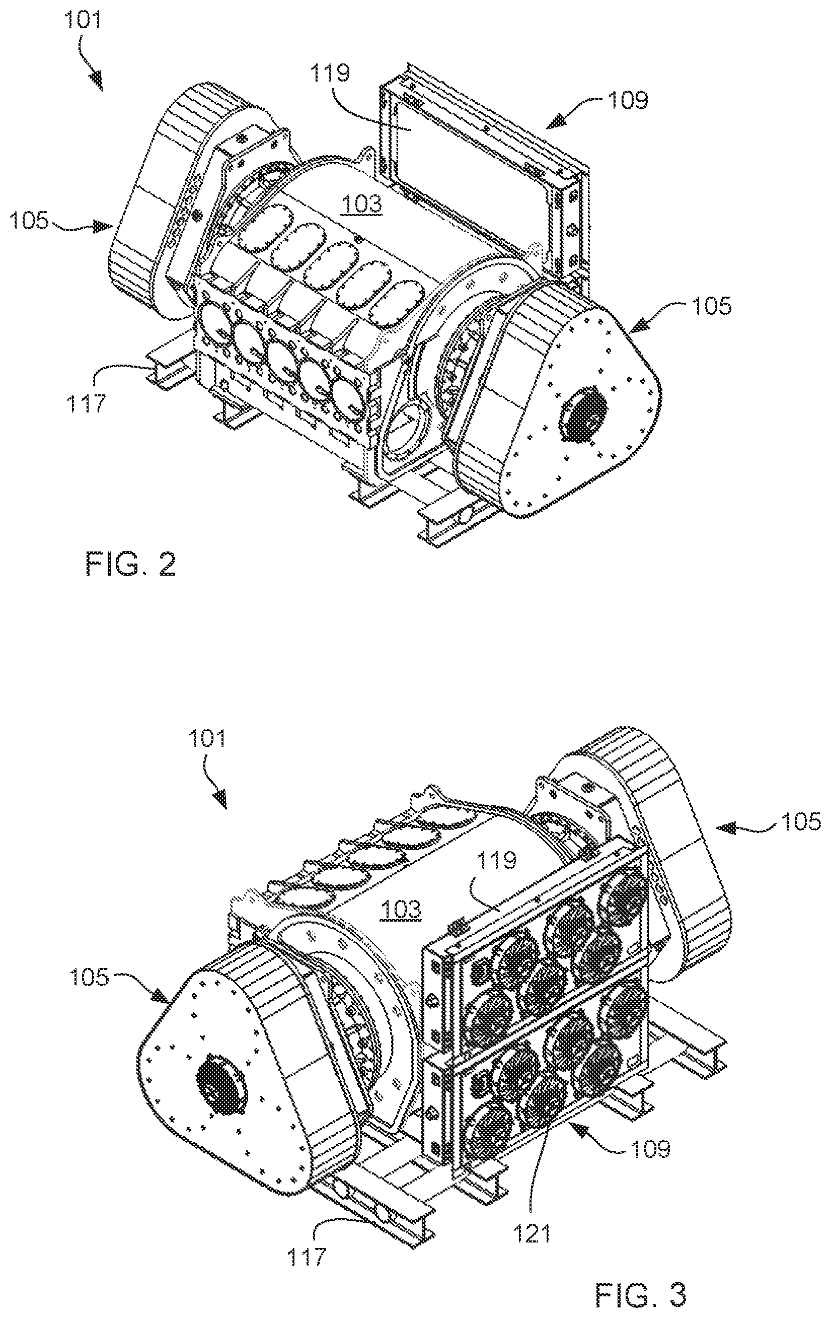 Patent US12492689 Figure 2 – Frac pump system