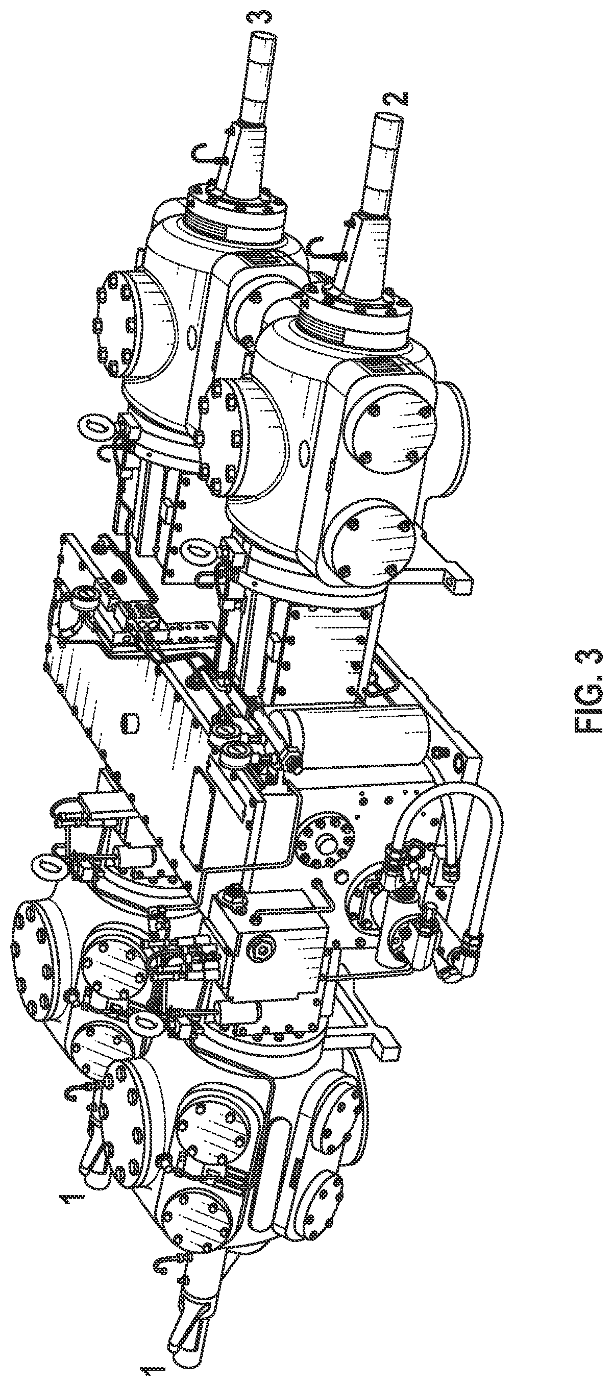 Patent US12492695 Figure 3 – Reconfigurable multi-stage gas compressor
