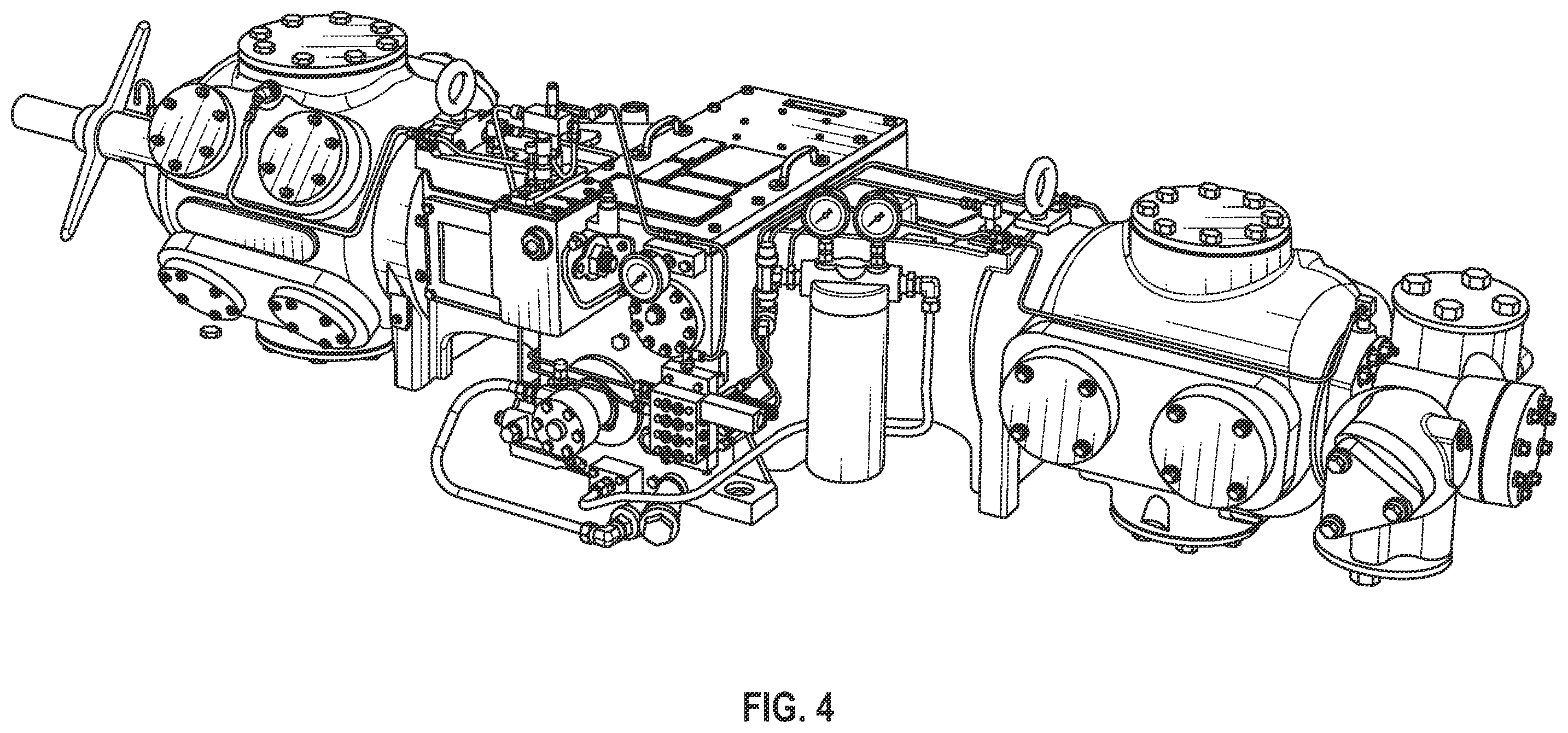 Patent US12492695 Figure 4 – Reconfigurable multi-stage gas compressor