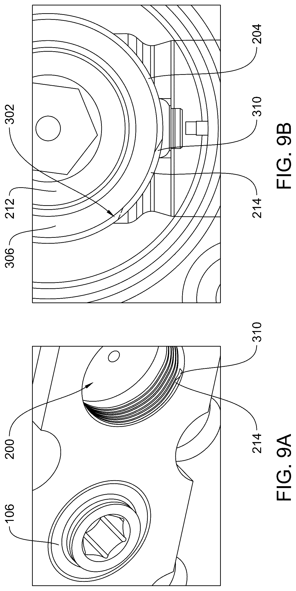 Patent US12492697 Figure 9 – System and method for reduced thread stress for buttress style threads used in frac pump fluid ends