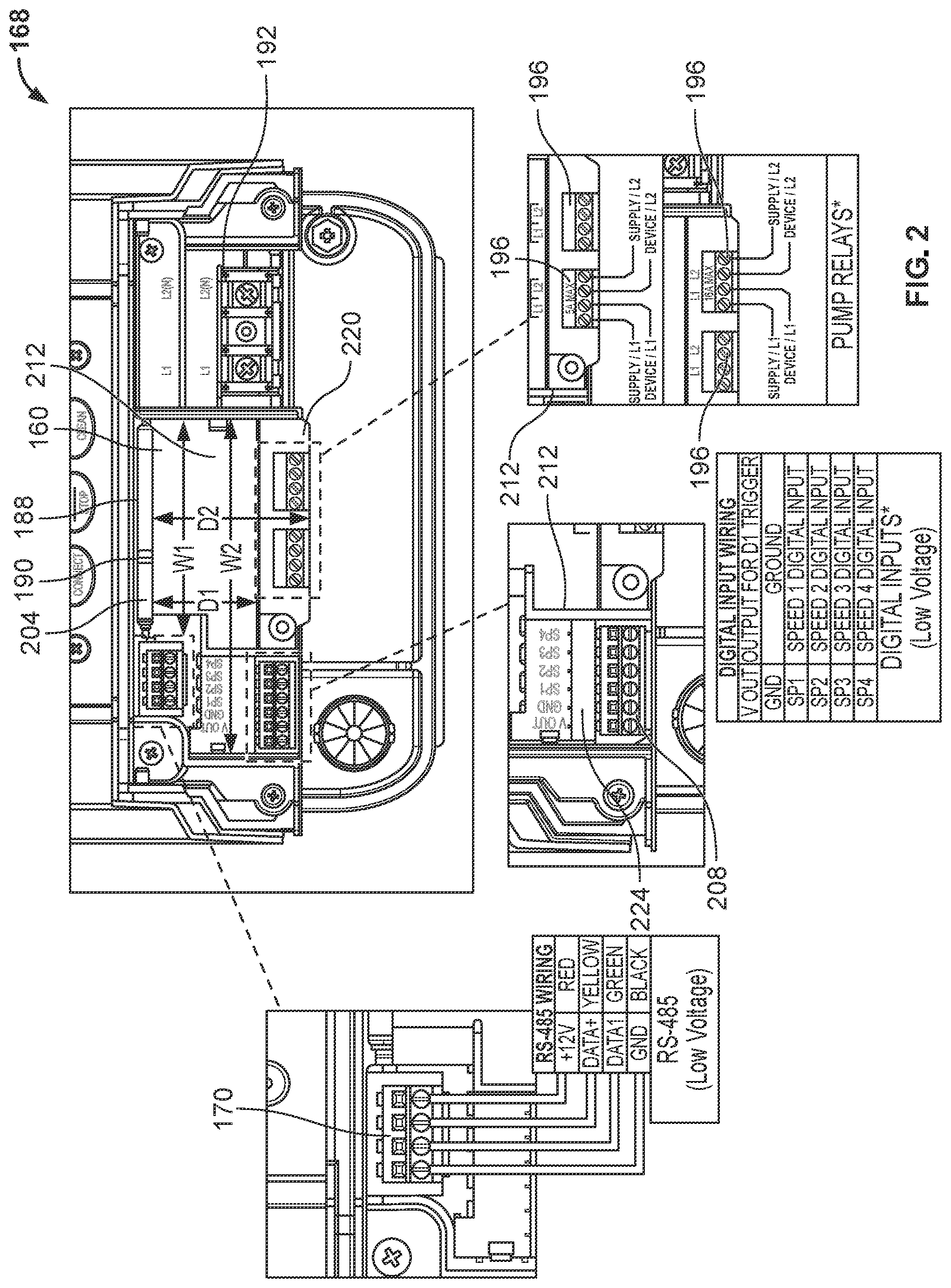 Patent US12492701 Figure 2 – Variable speed pumping system and method